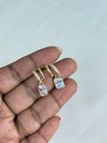SE022 92.5 silver hallmark western earrings