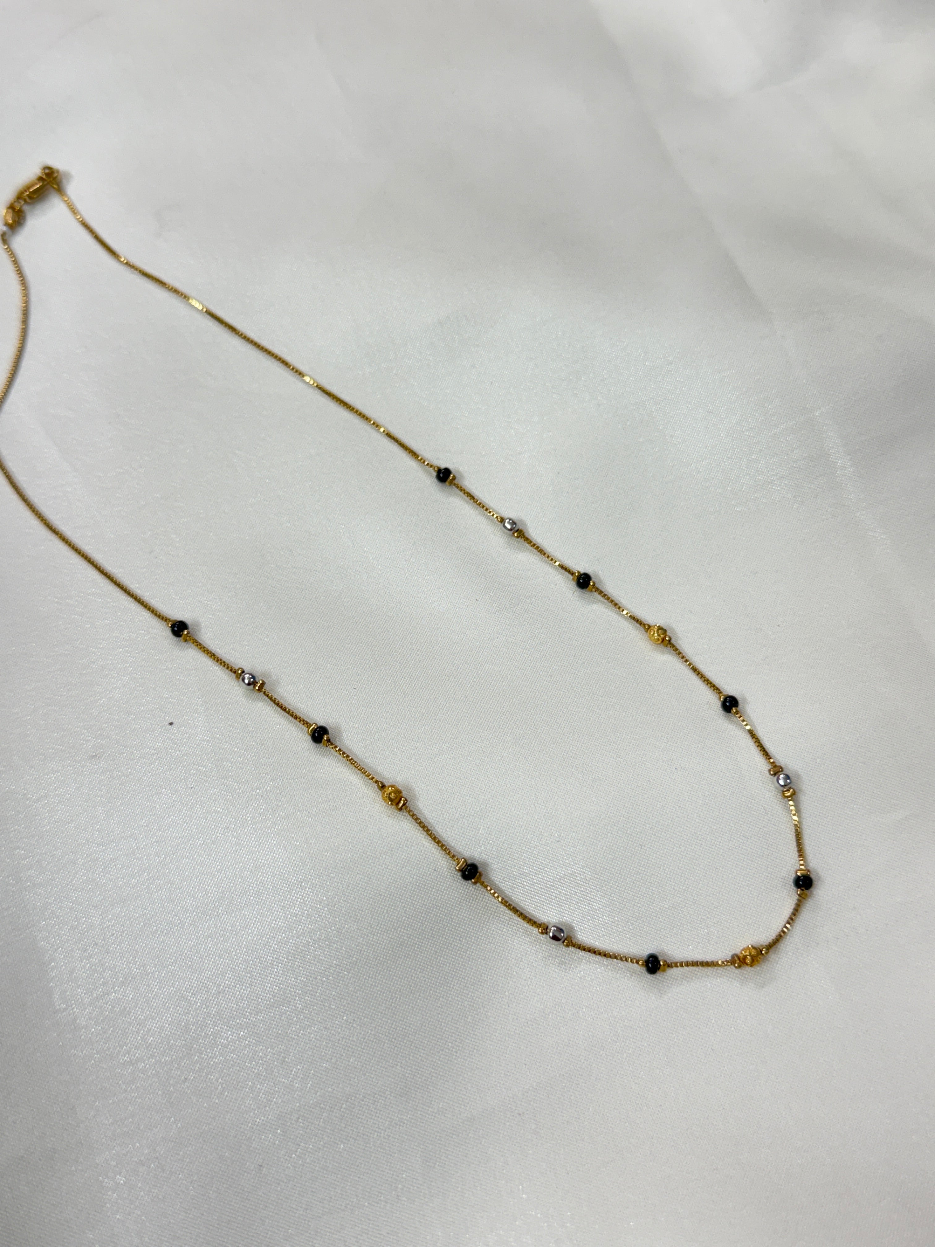 Bb128 1gram gold silver ball blackbeads