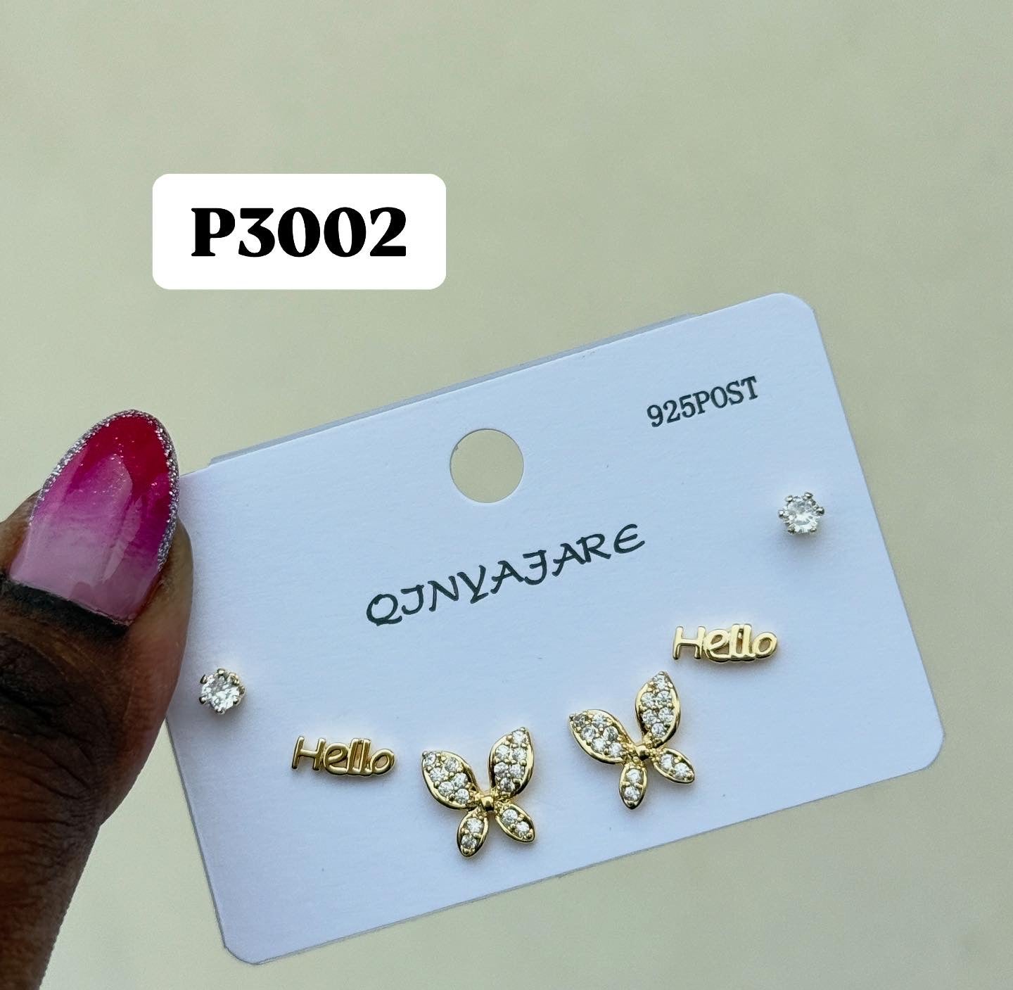 Pack of 3 studs