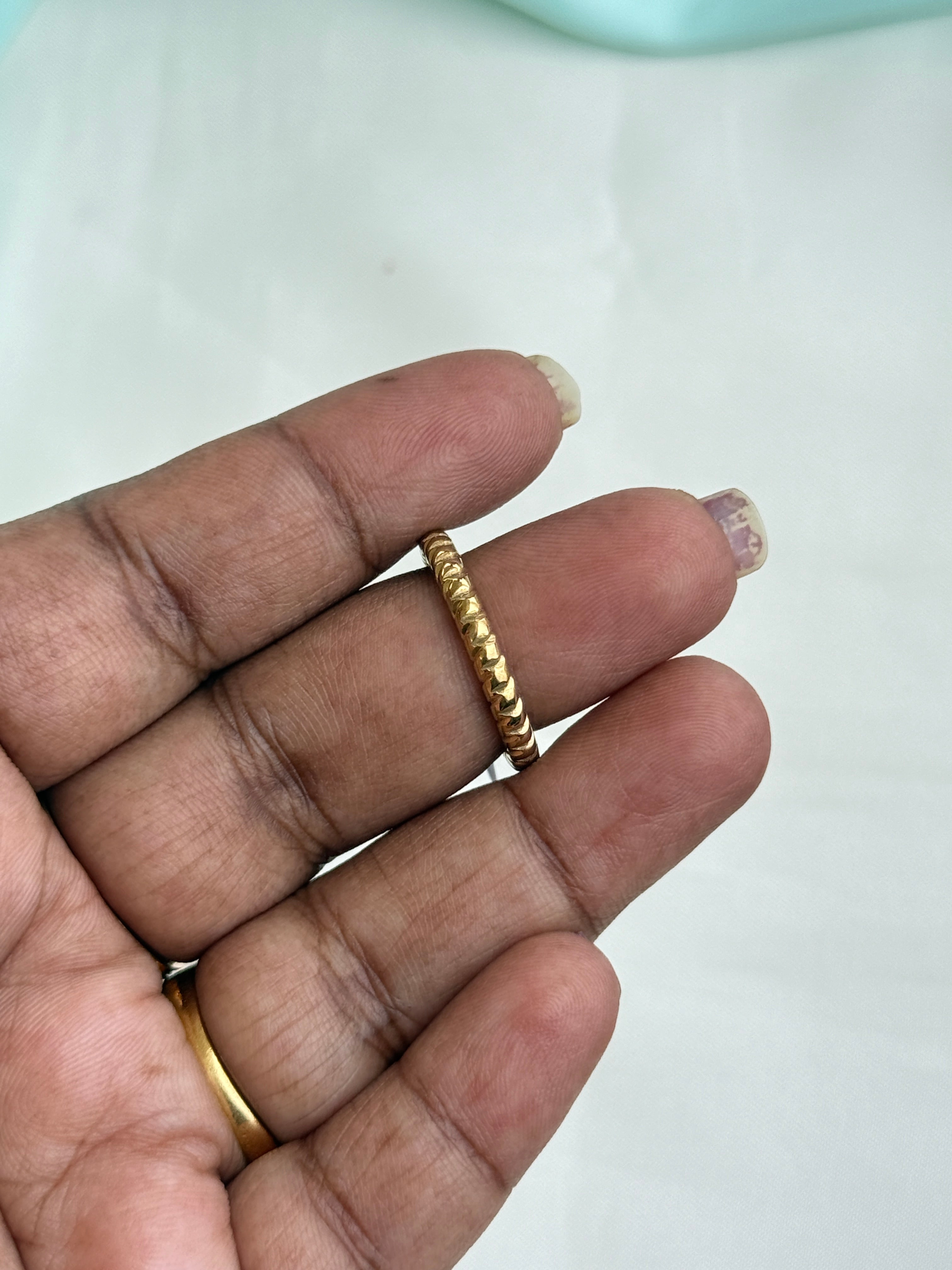 Rg085 anti tarnish finger rings