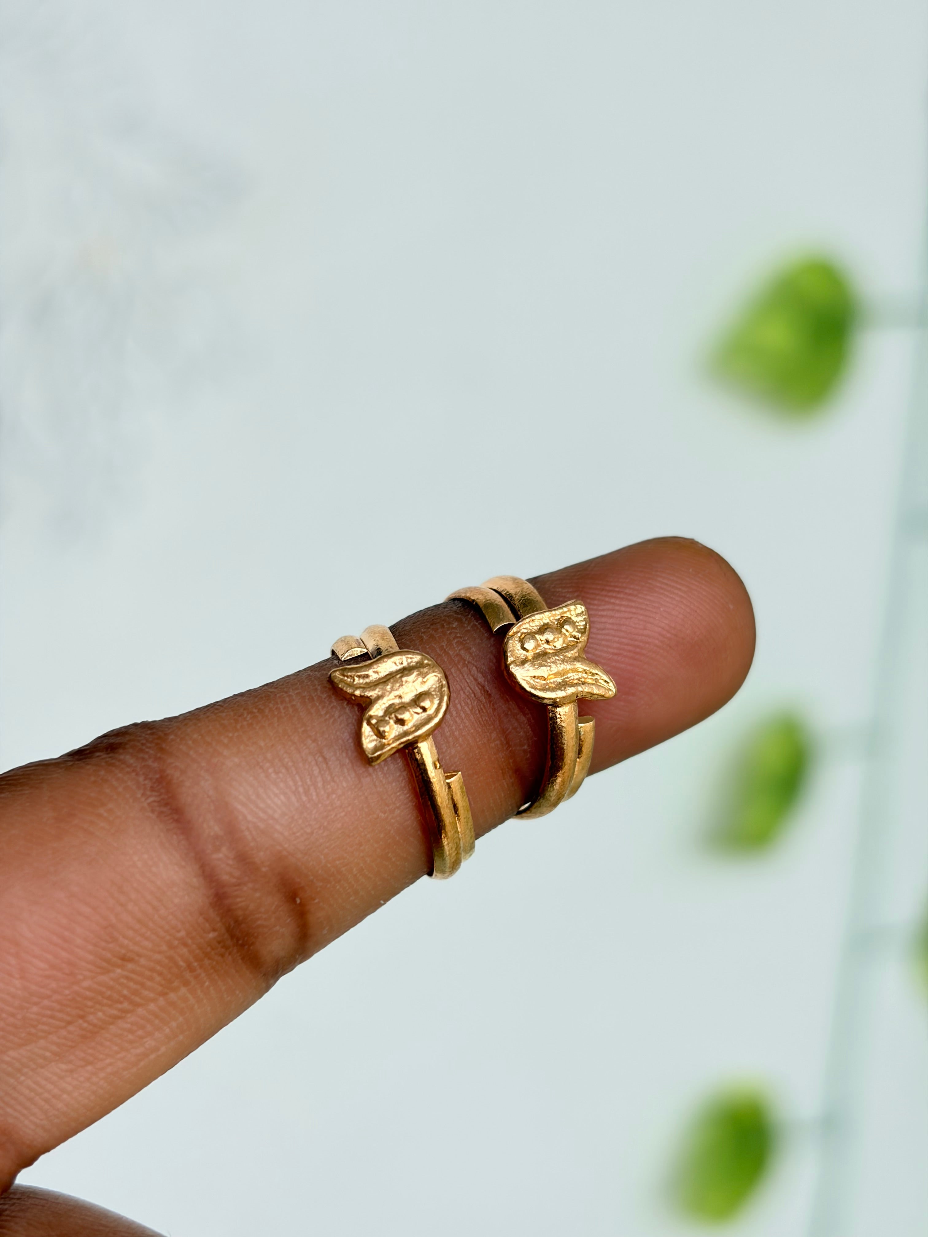 Panchaloham polished toe rings Tr010