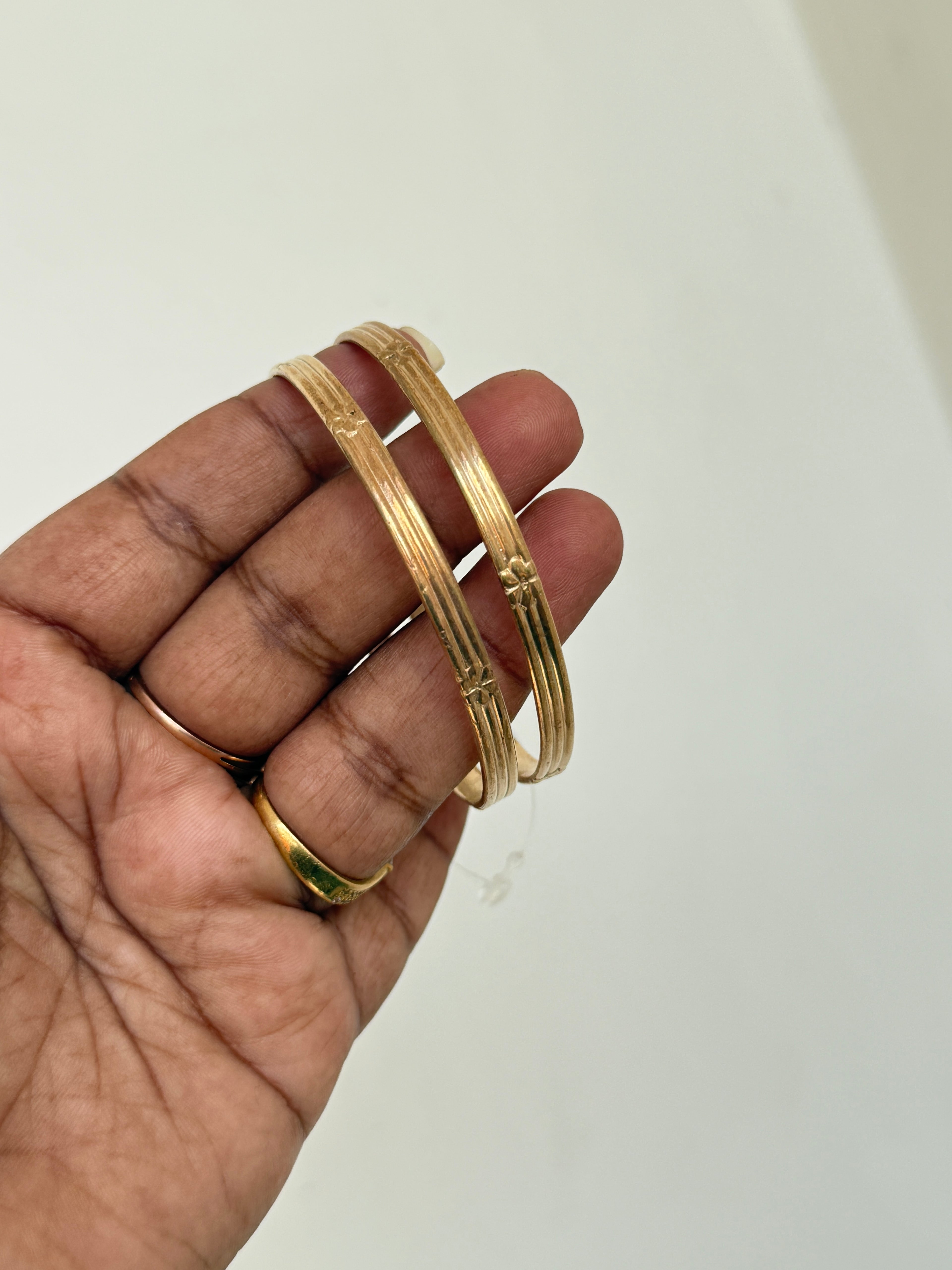 Ph274 unpolished Panchaloham dailywear bangles