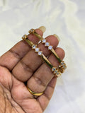 Ph821 Panchaloham unpolished stone bangles