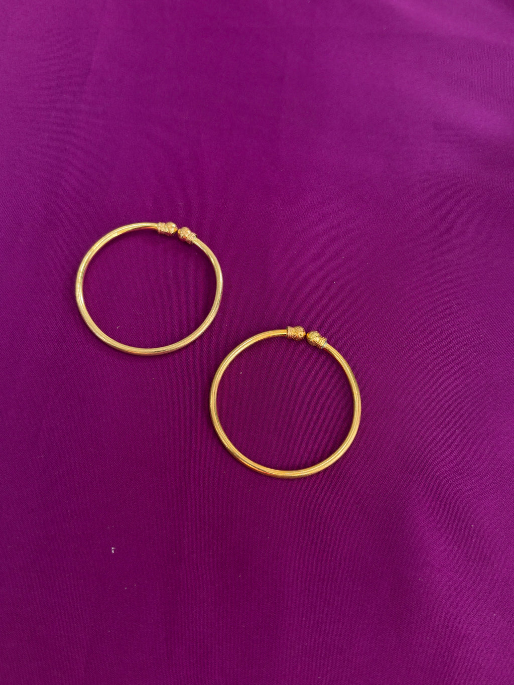 Kd067 unpolished Panchaloham kids adjustable bangles