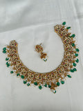 Green beads peacock ns340