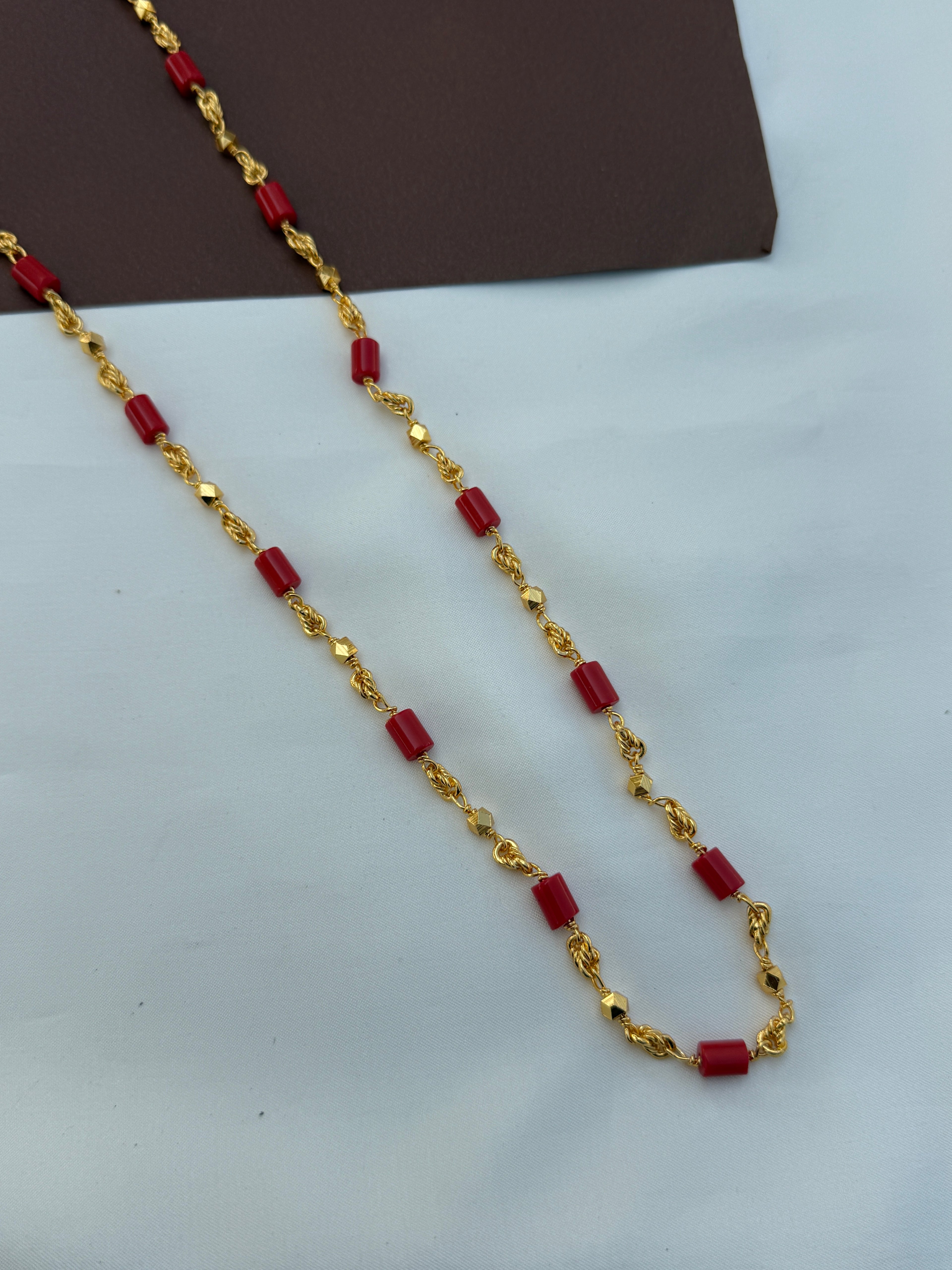 Ph256 panchaloham long corals chain