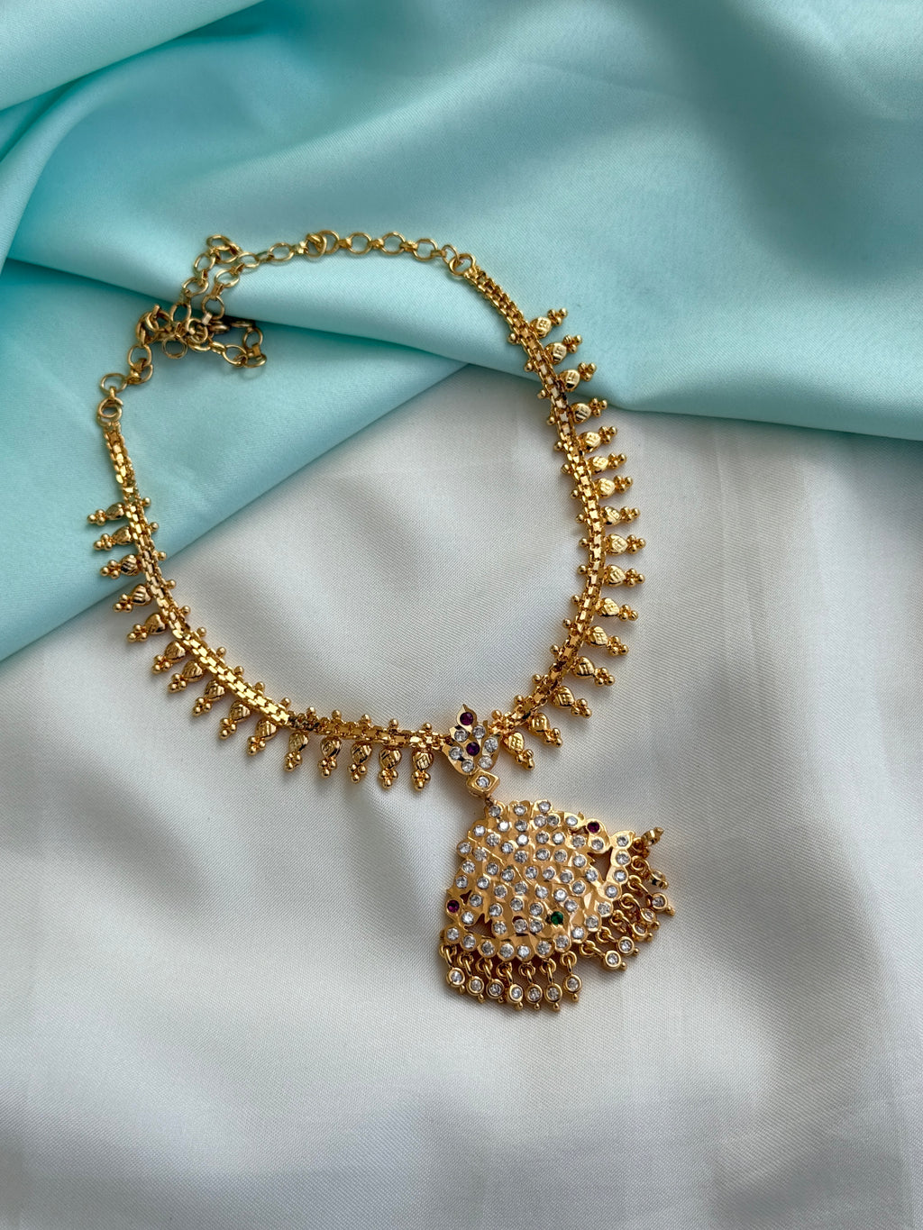 Ph545 panchaloham polished short neckset