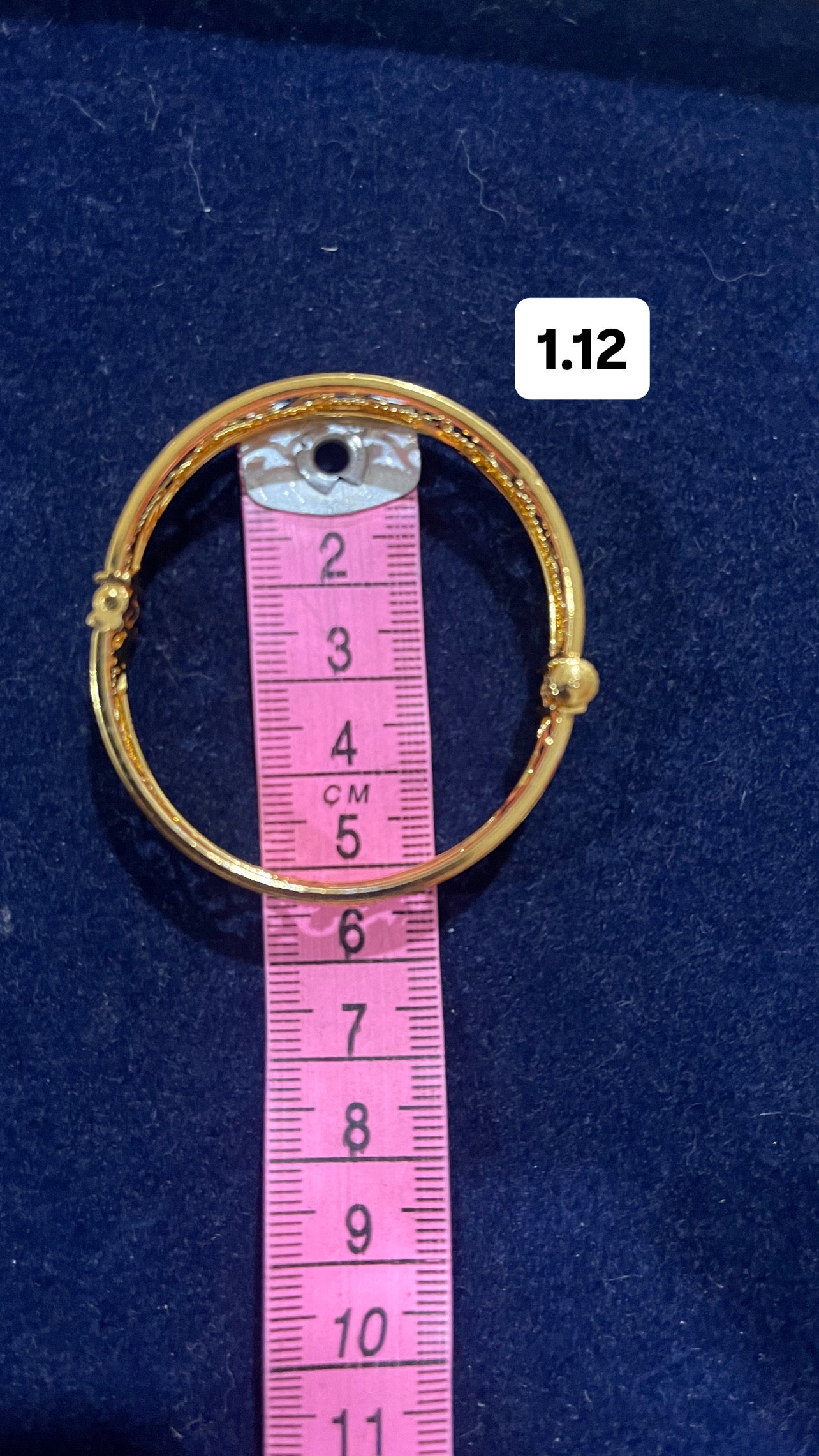 Kd066 Micropolish Openable Screw type kids Bangles