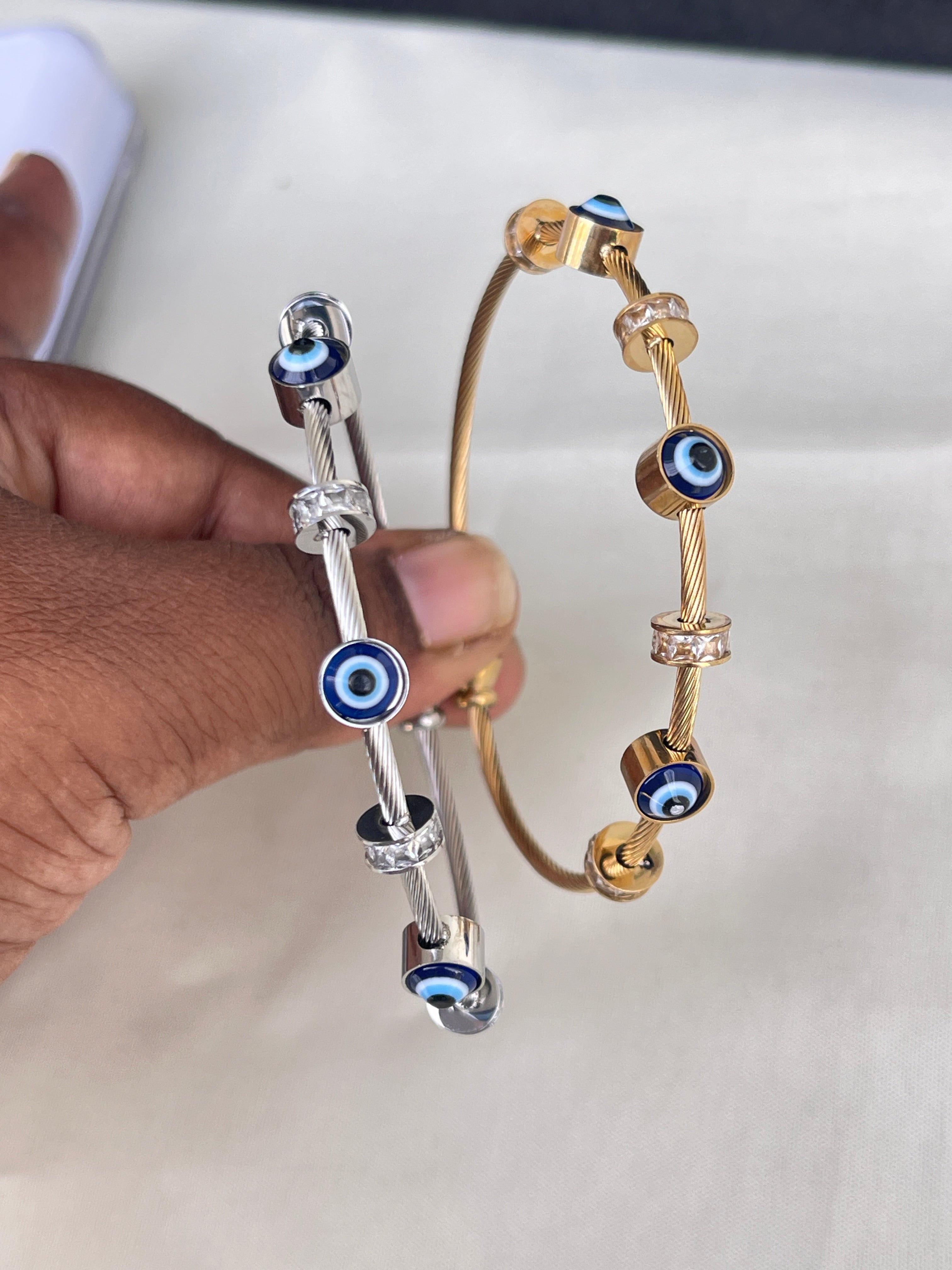 Evileye bracelet color wont fade Anti Tarnish br512
