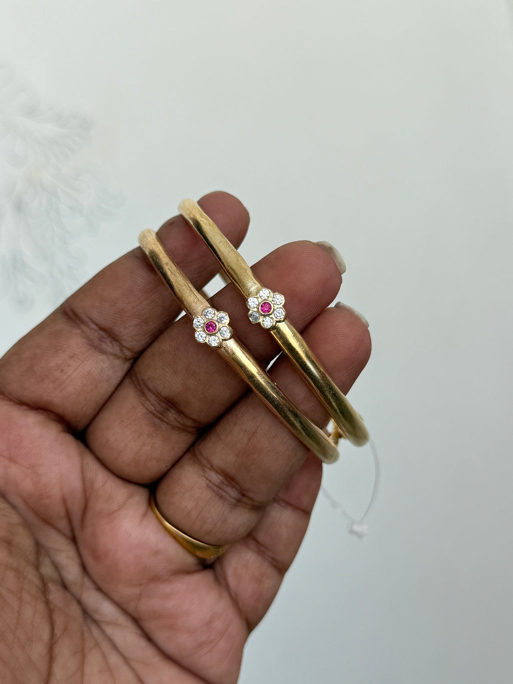 Ph062 unpolished panchaloham impon bangles
