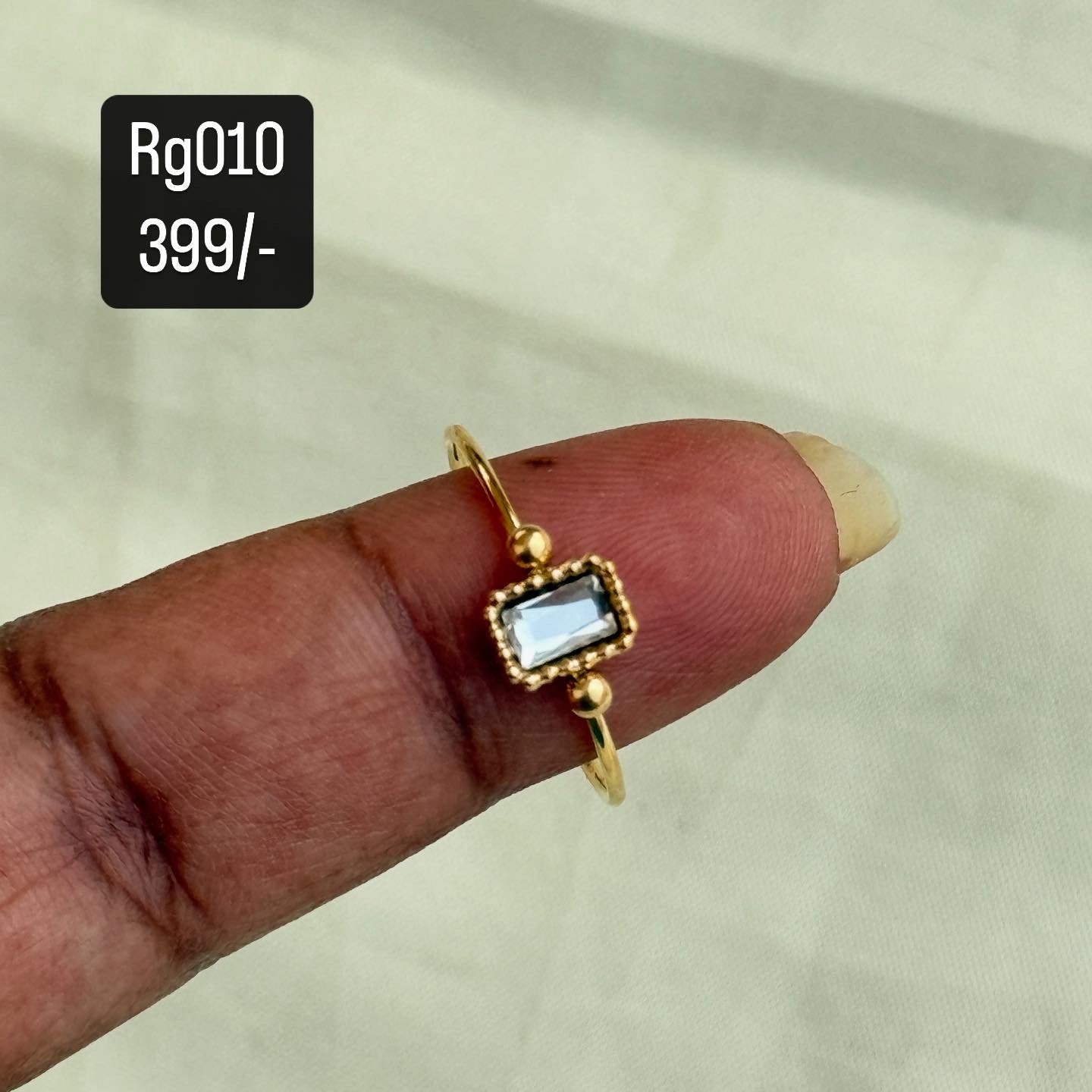 Gold finger rings rg005