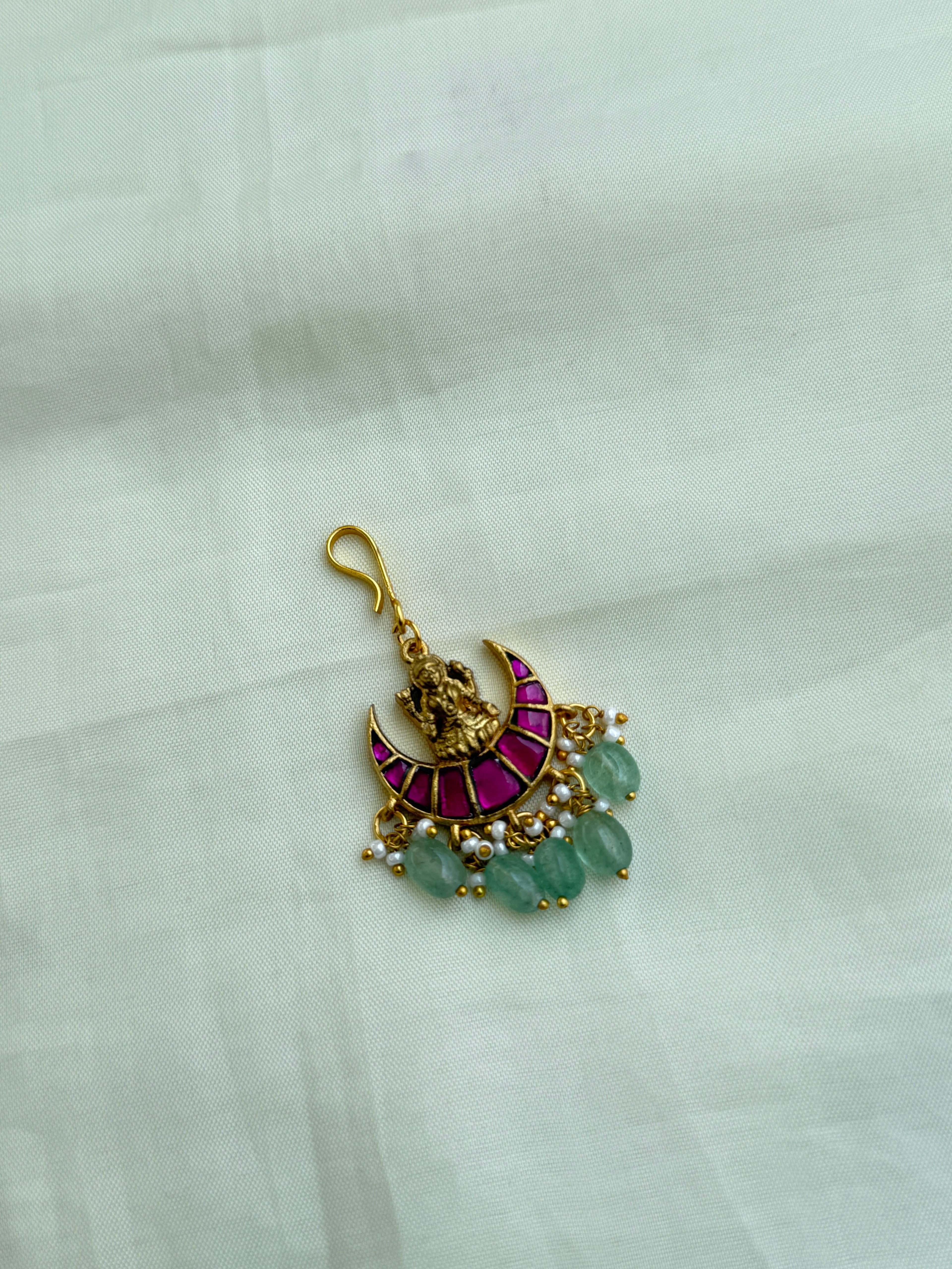 Tk540 jadau Kundan Lakshmi Devi tikka