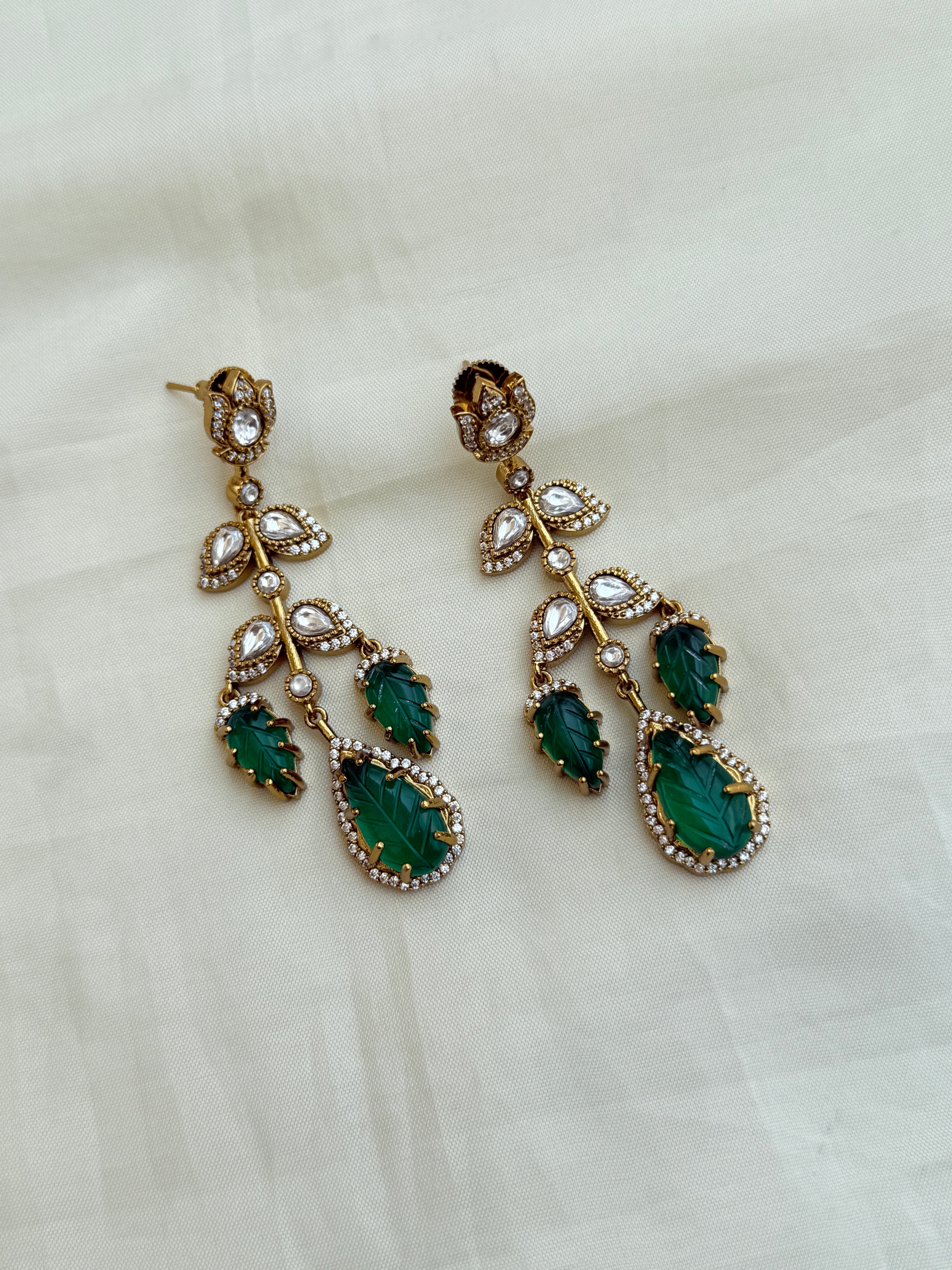 Er001 moissanite drop hanging western earrings