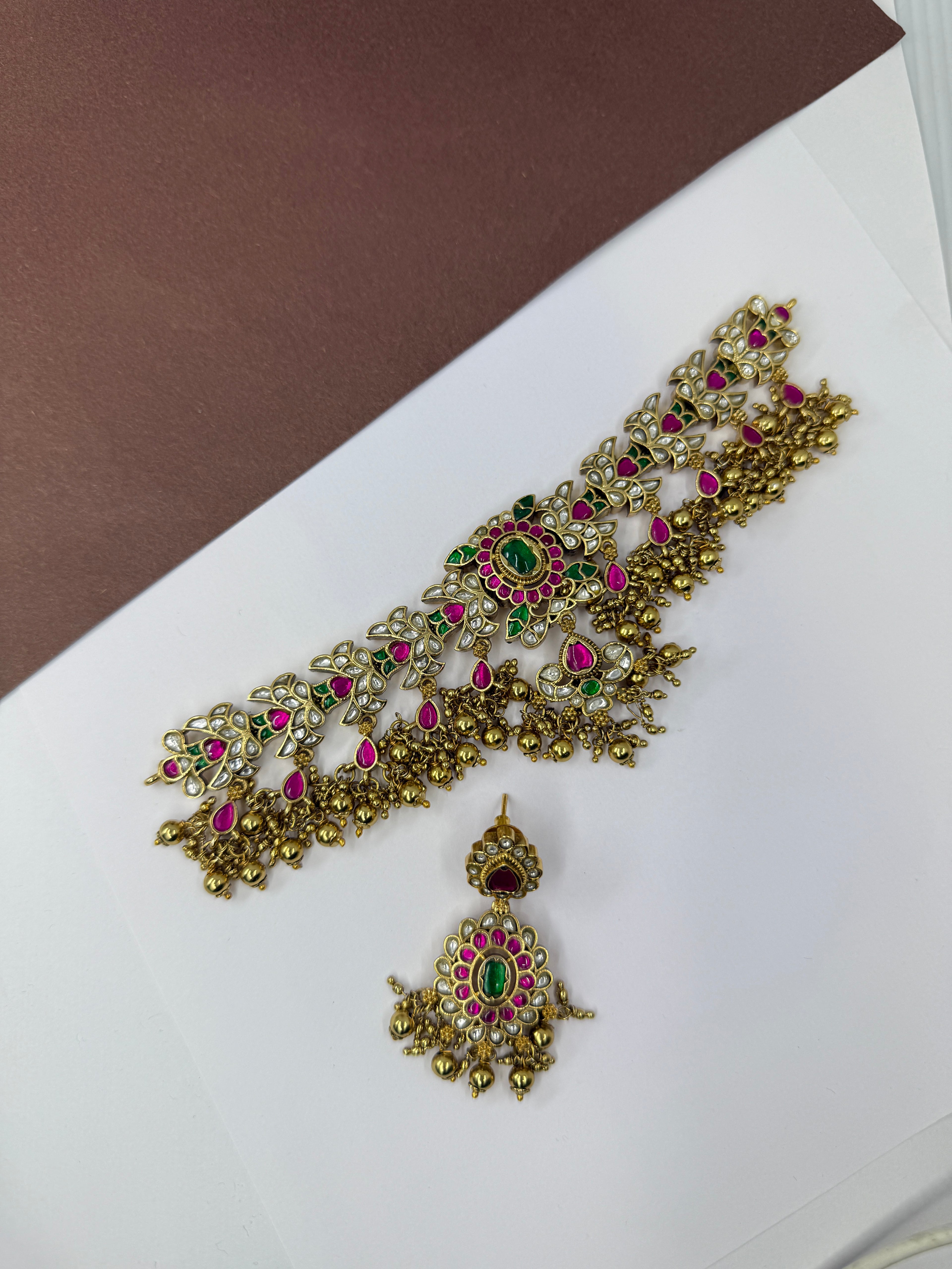 Ns517 jadau kundan choker