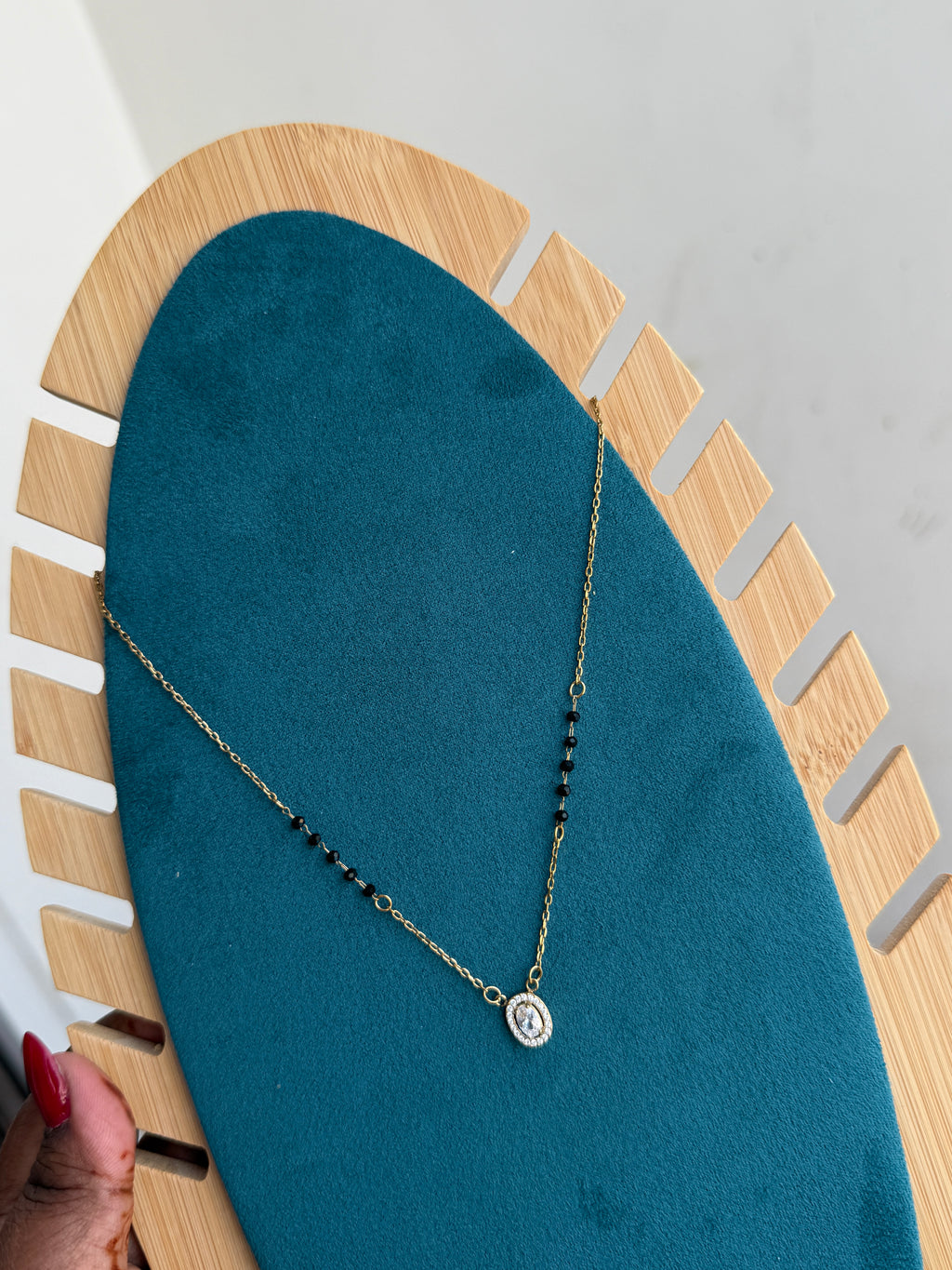 Bb116 anti tarnish black beads