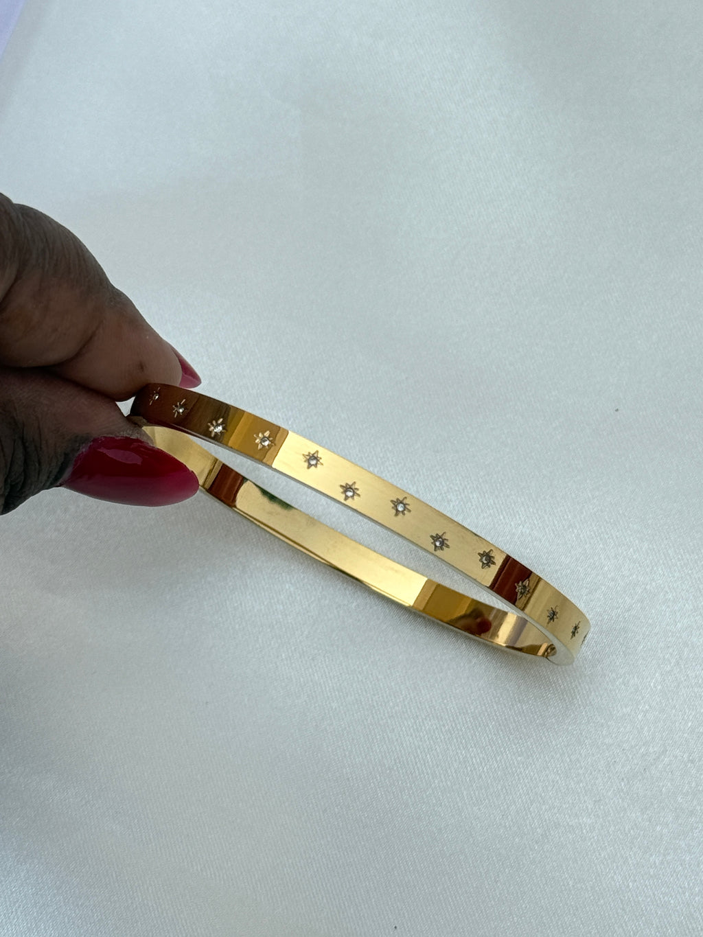 Ab081 anti tarnish openable kada bracelet