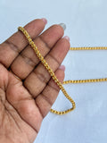 TC026 30 inches unpolished panchaloham mangalsutra chain thali