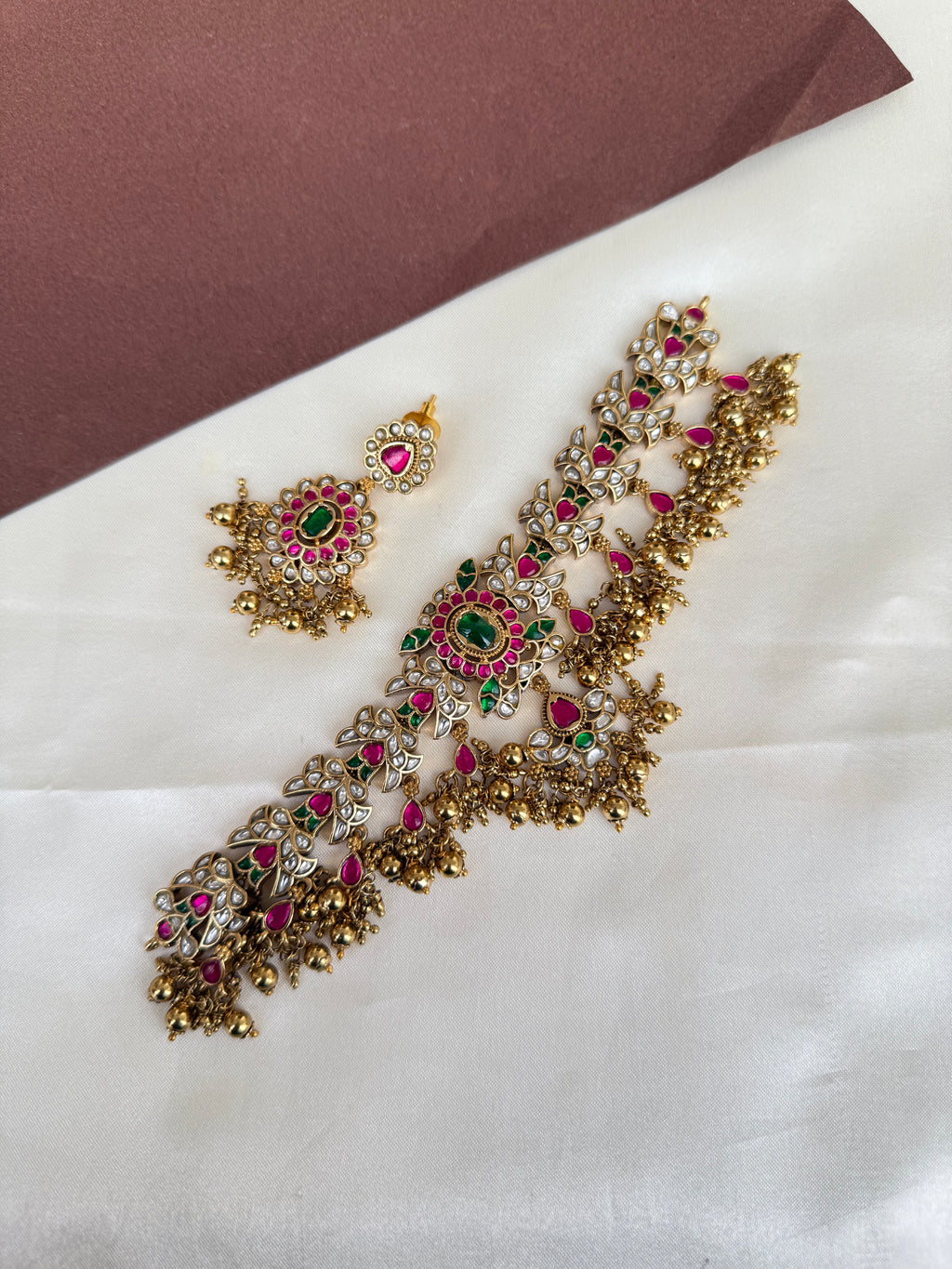 Ns517 jadau kundan choker