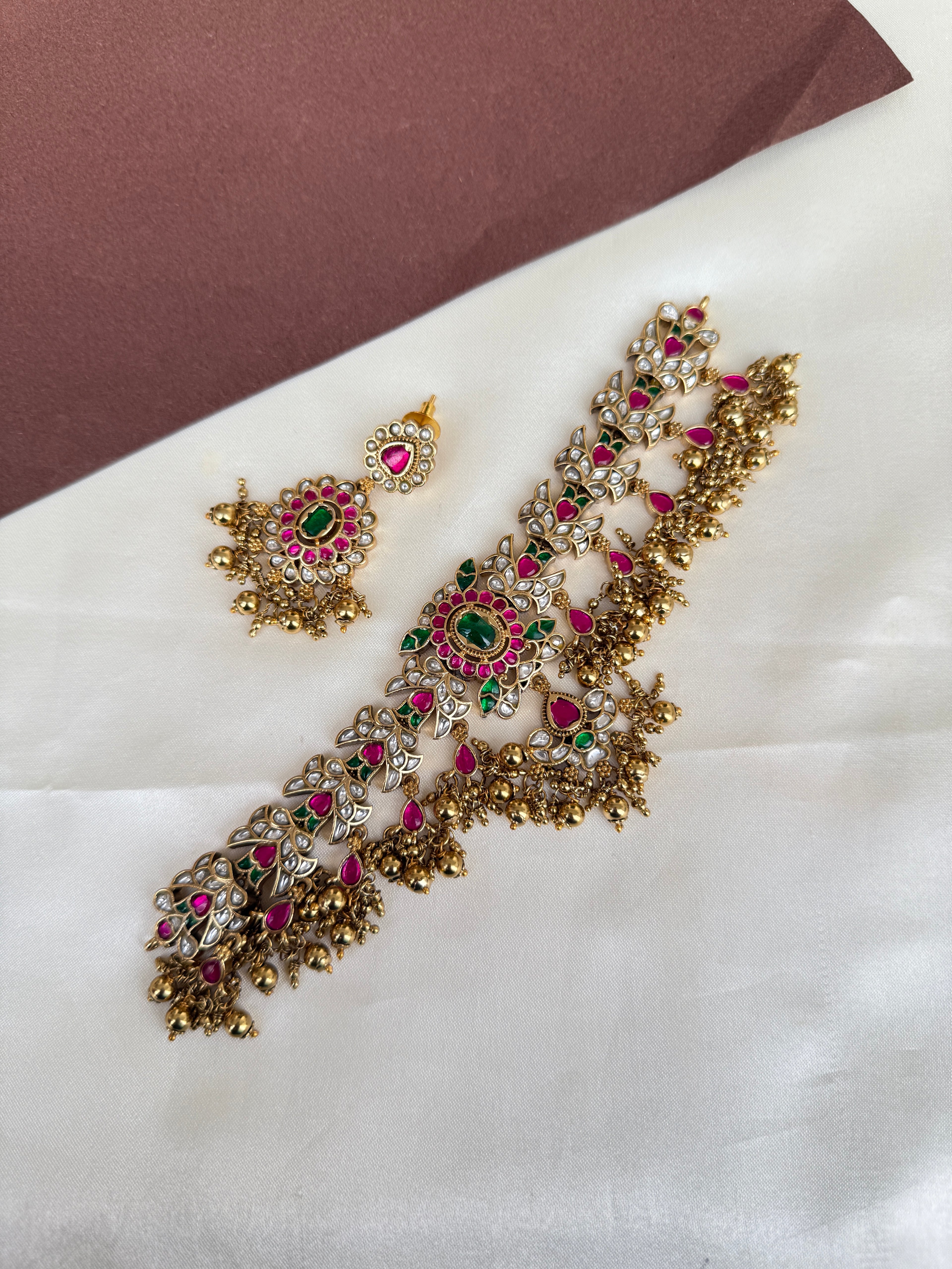 Ns517 jadau kundan choker