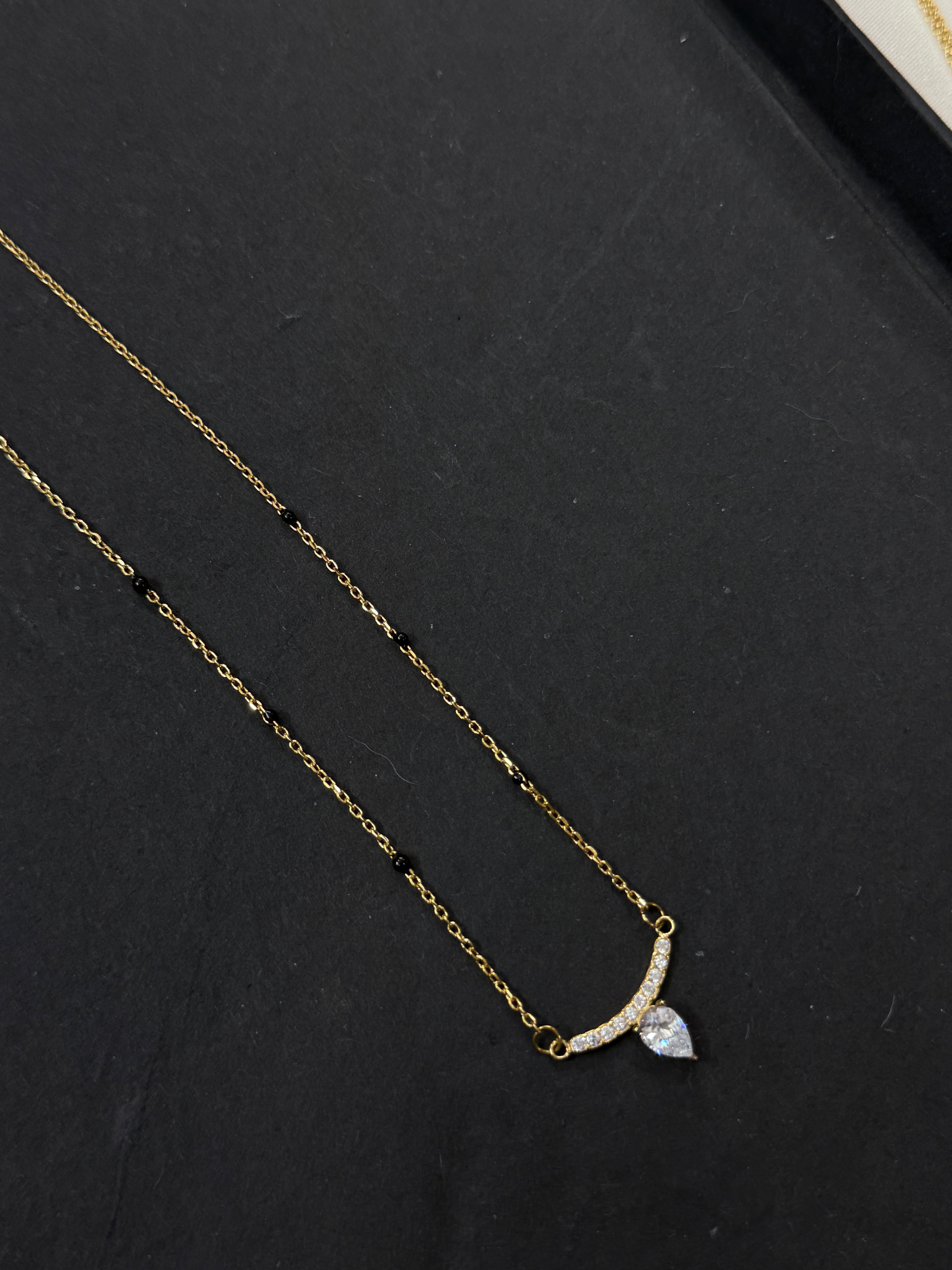 Bb037 halfmoon drop Anti tarnish blackbeads
