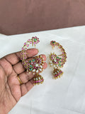 Er102 peacock kemp uncuts earcuffs