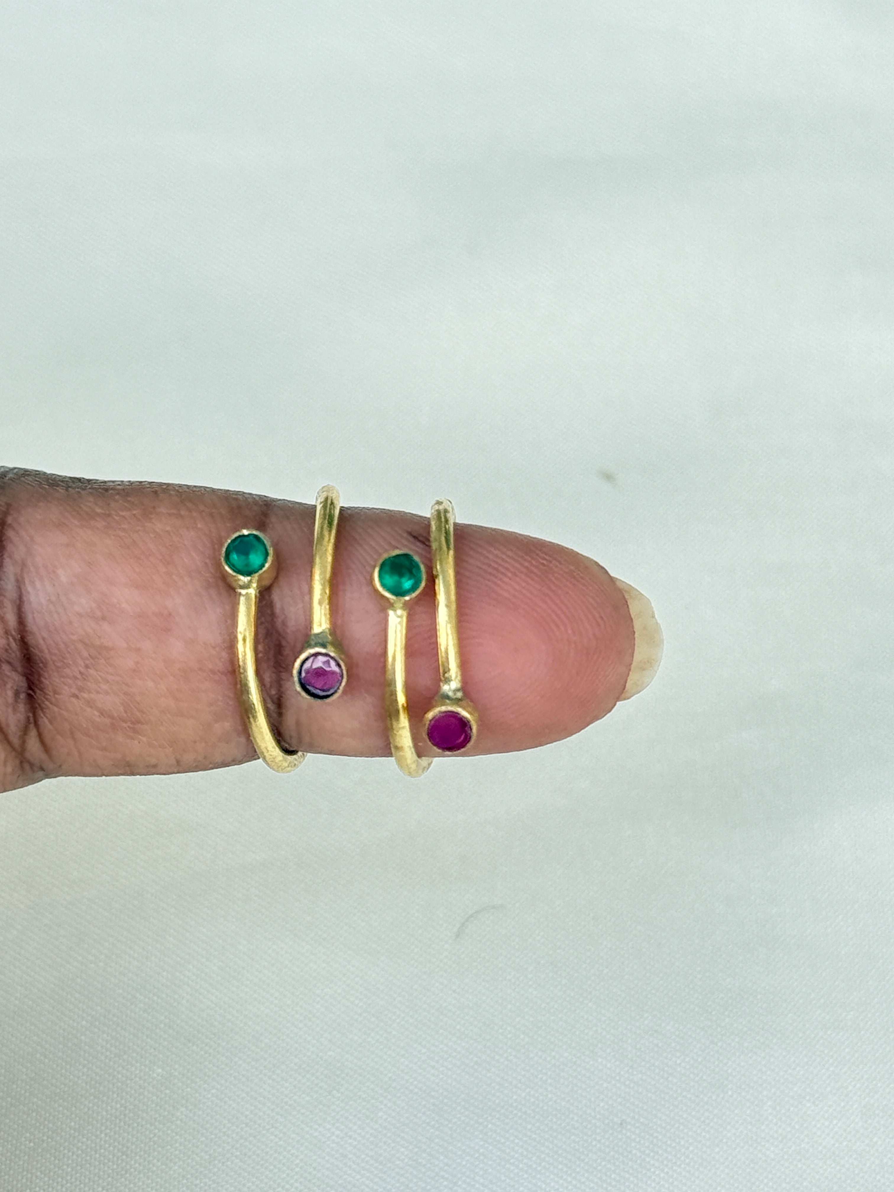 Tr001 adjustable panchaloham toe rings
