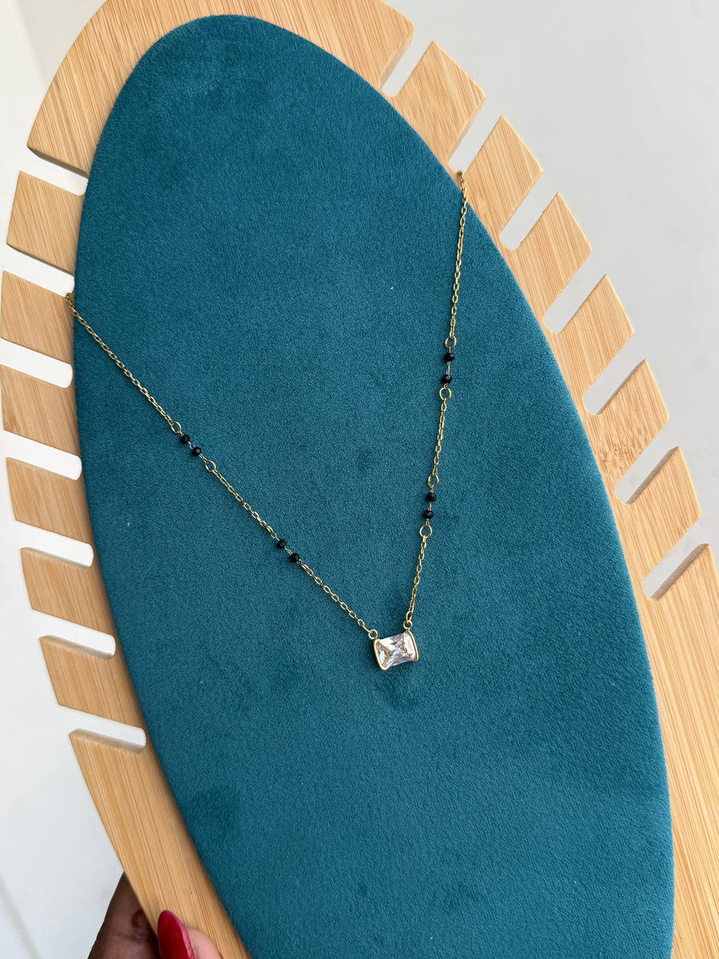 Bb036 Anti tarnish square blackbeads