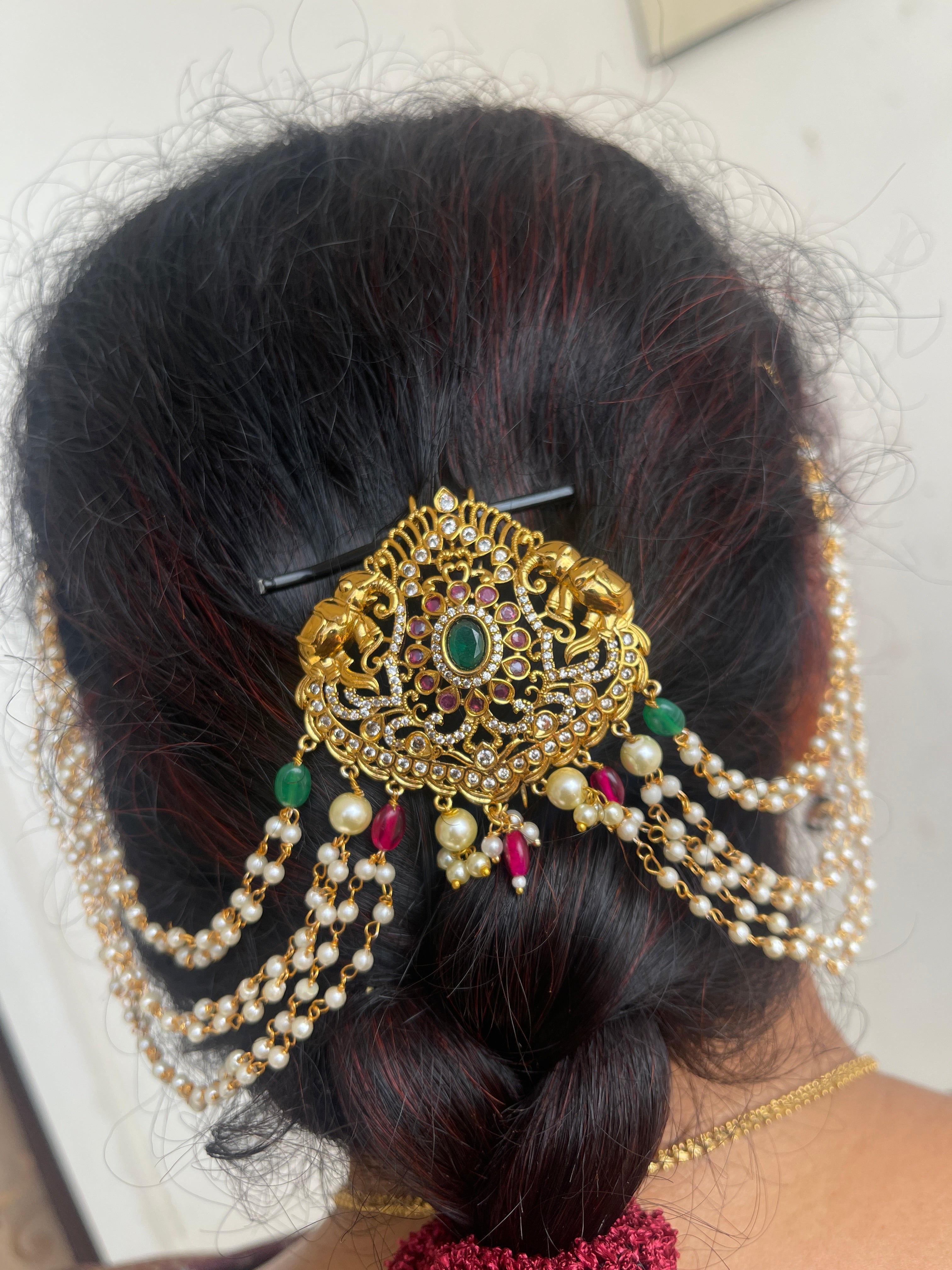 Jada billa with side pearl hooks