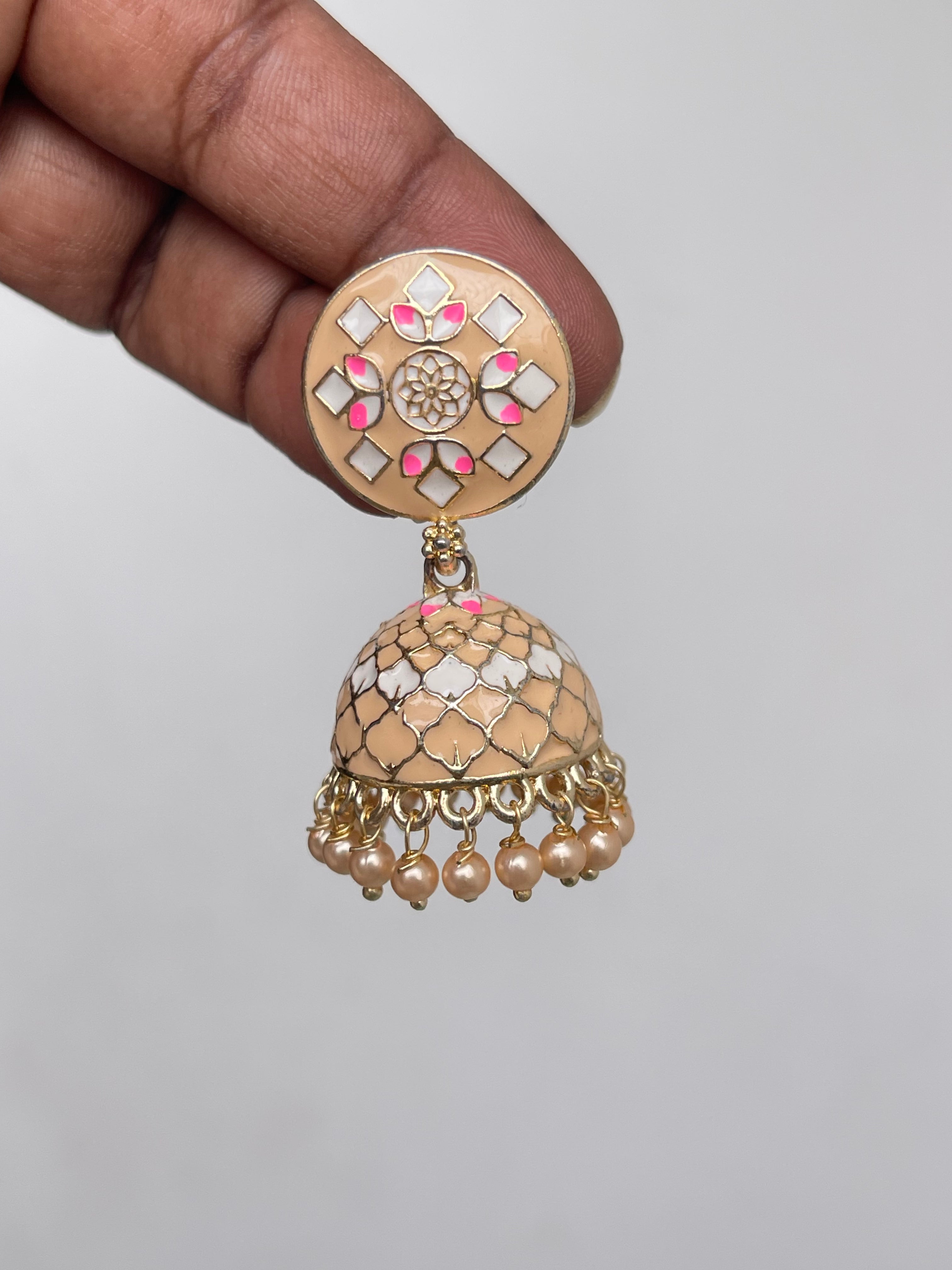 Beautiful small size circle butta Earrings