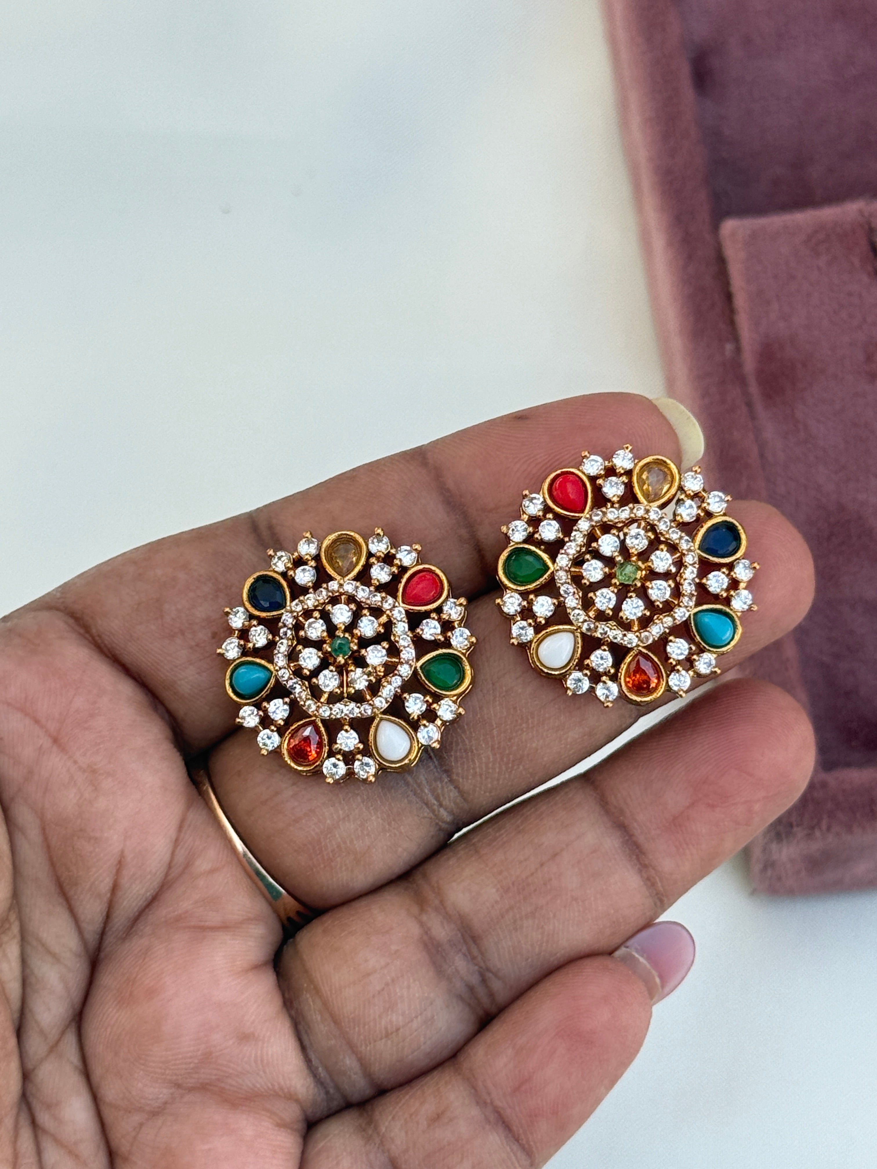 St034 navarathan studs