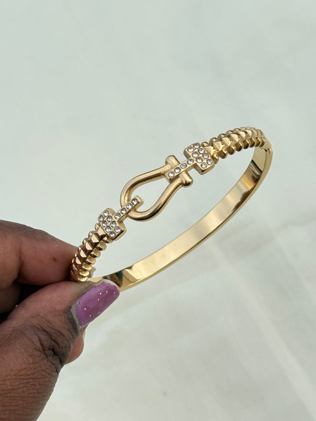 Ab004 gold replica anti tarnish bracelet