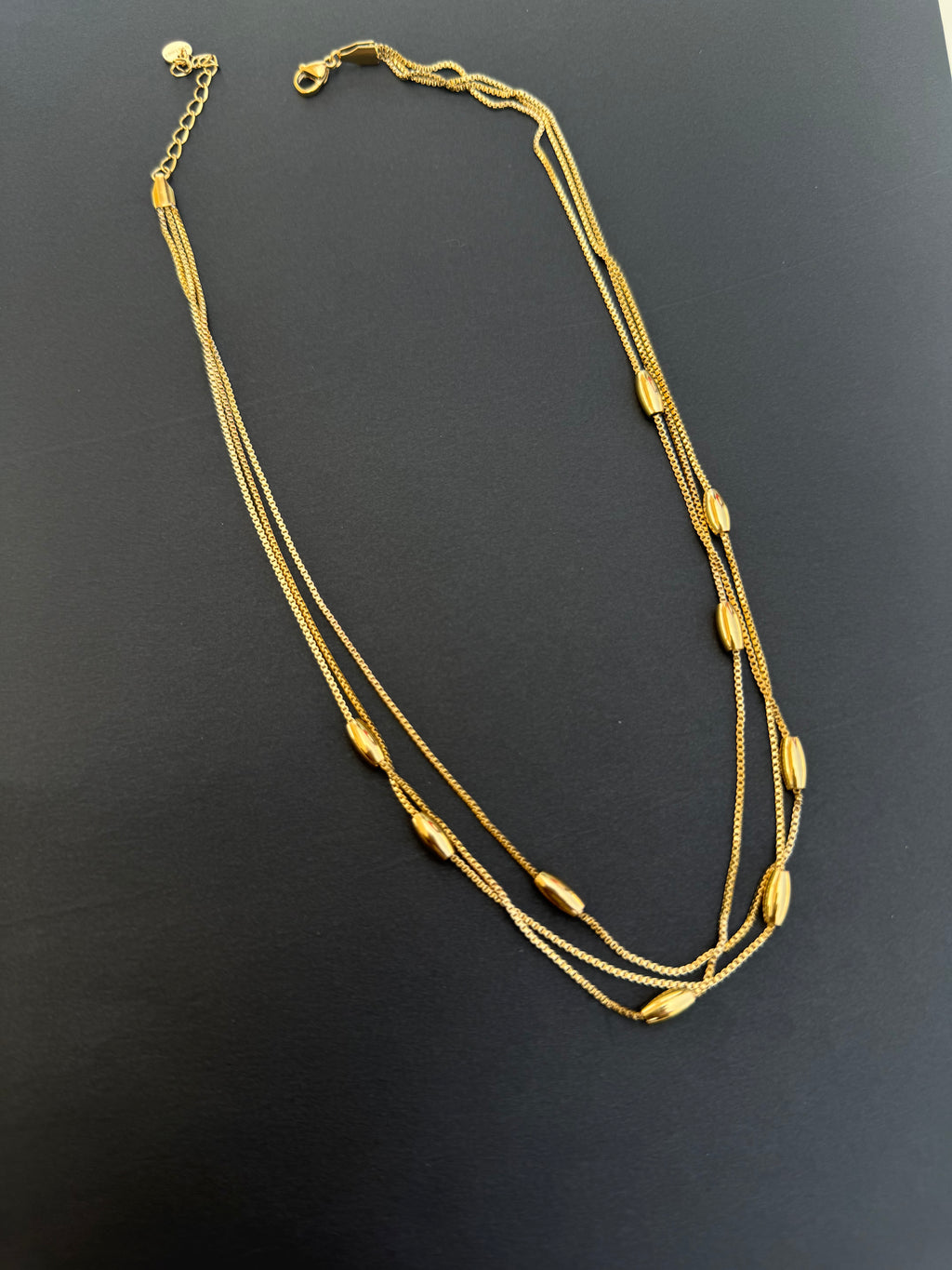 Dc 007 3 layers anti tarnish chain