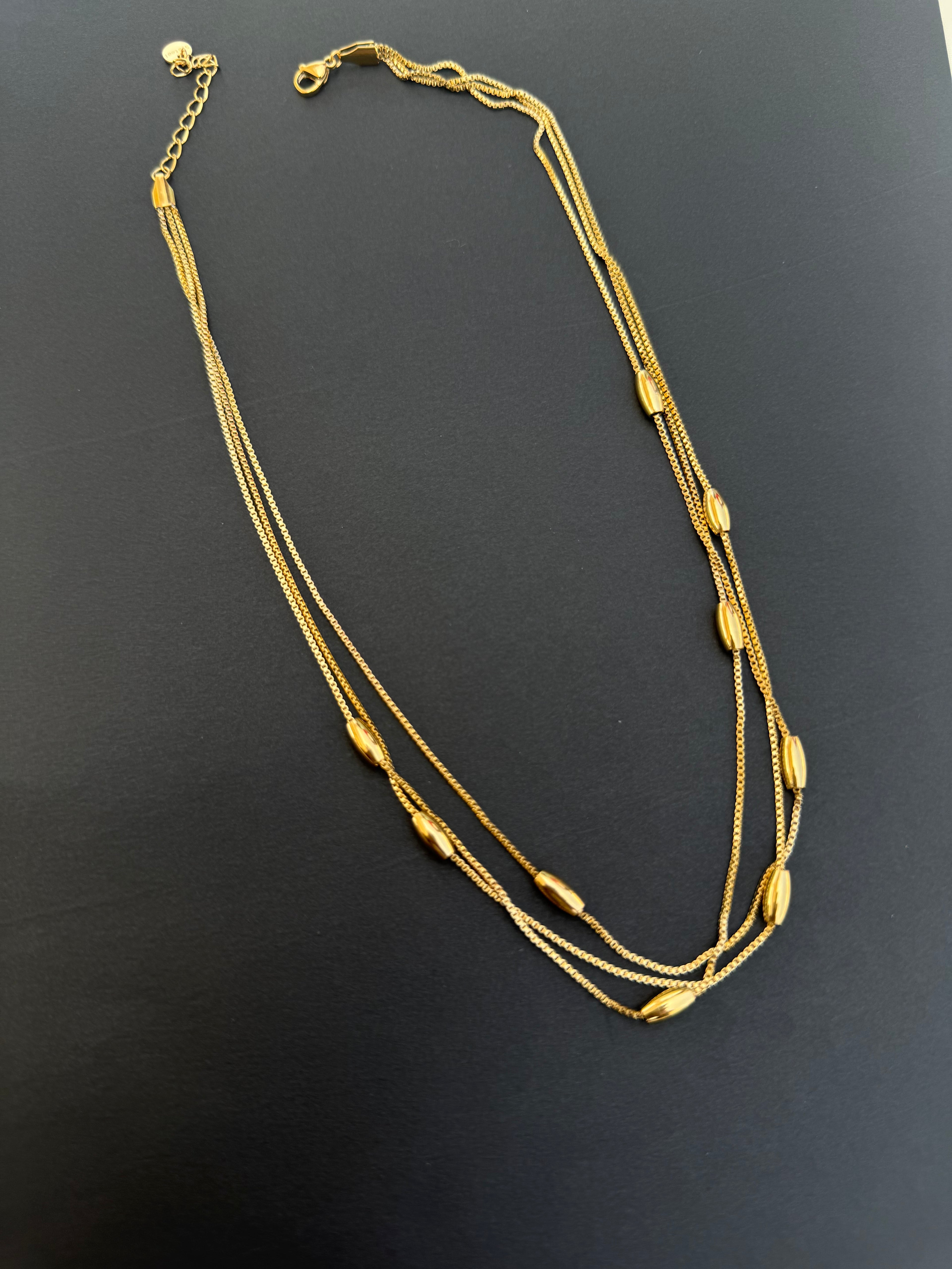 Dc 007 3 layers anti tarnish chain