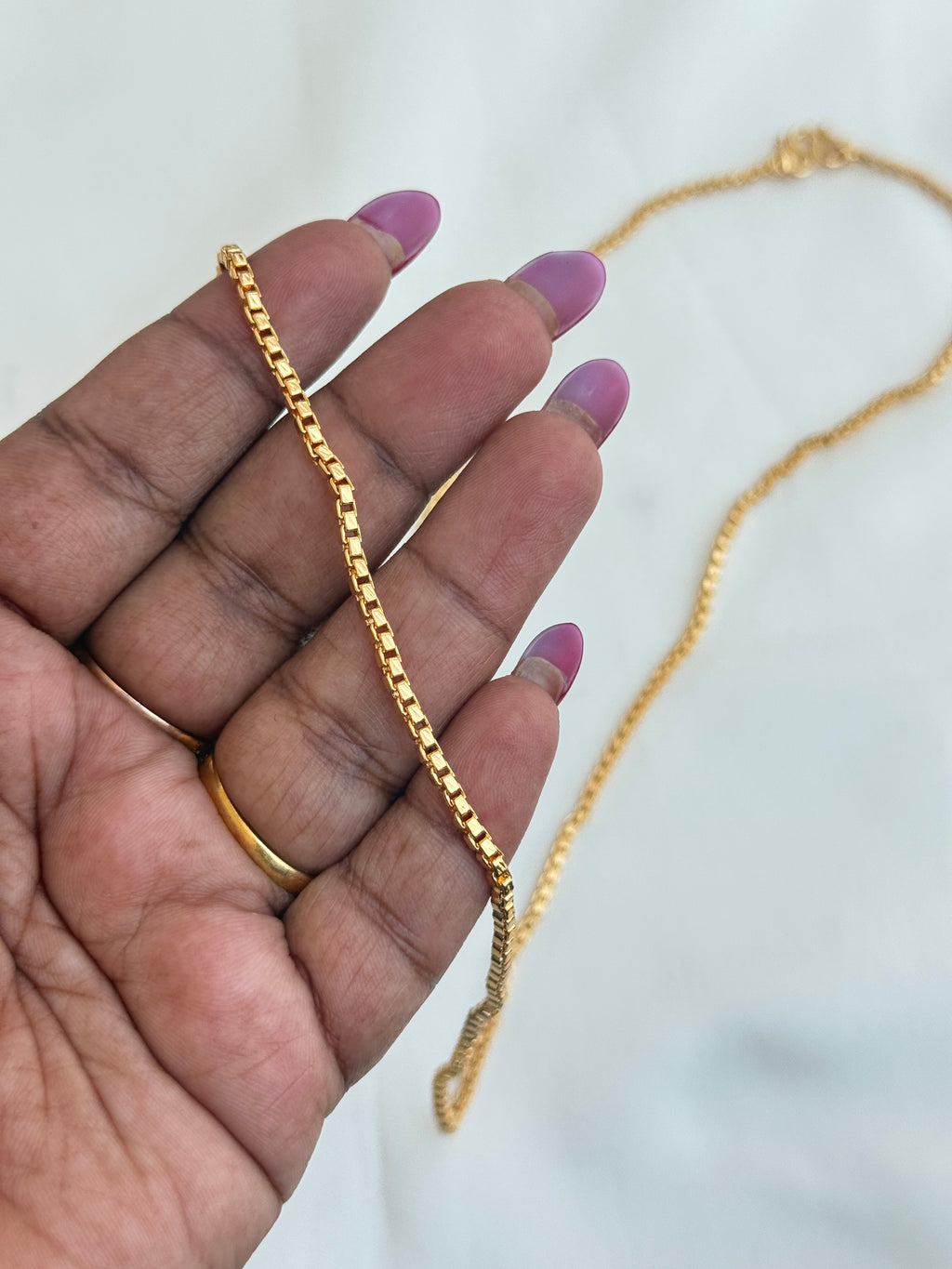 Tc042 panchaloham polished thalichains