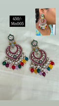 Mn005 multi chandbali Earrings