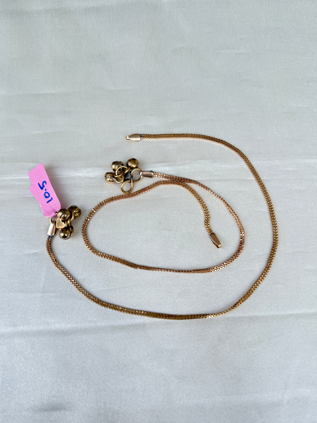Ak108 panchaloham anklets (10.5) size