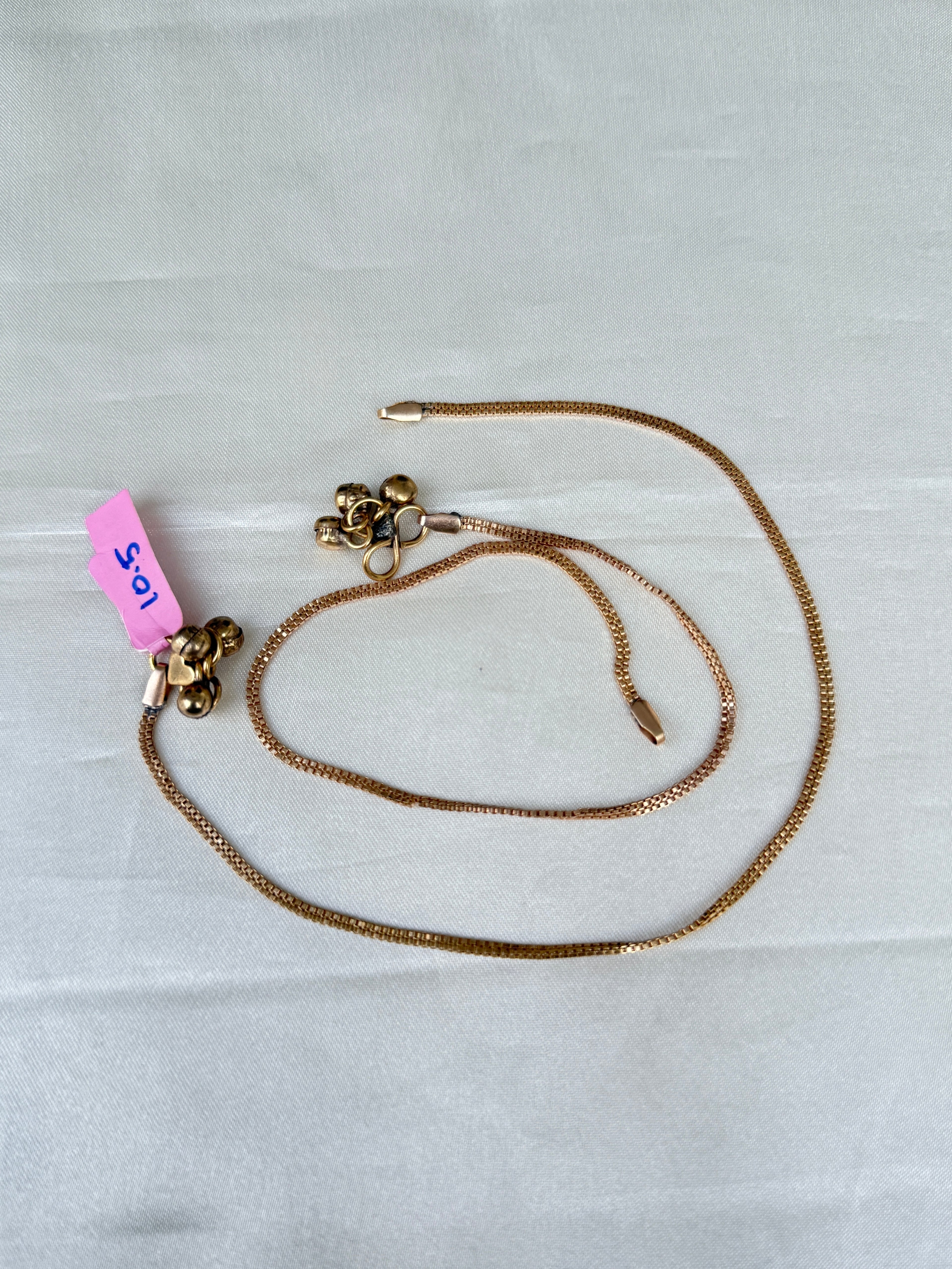 Ak108 panchaloham anklets (10.5) size