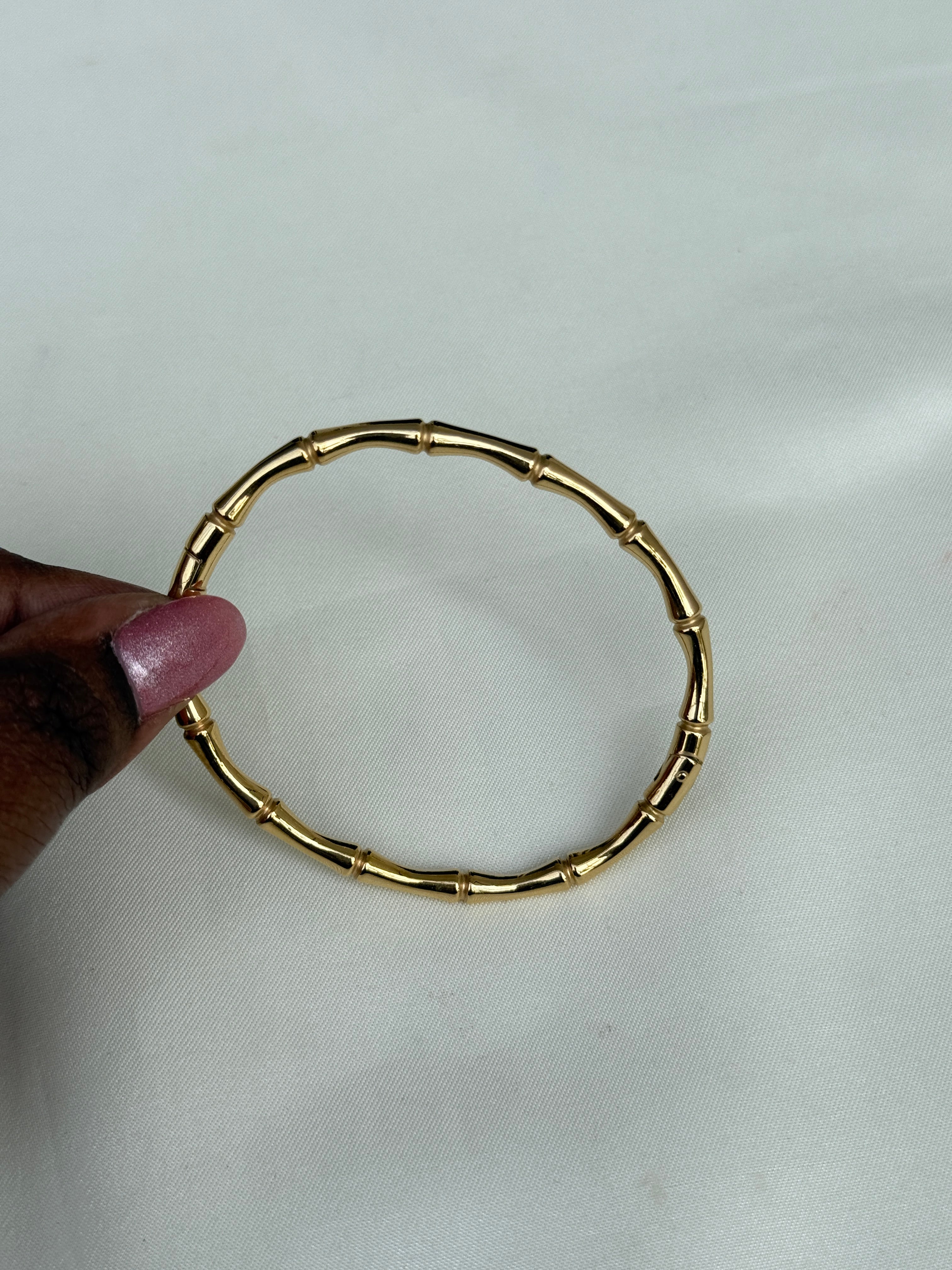 Ab053 bamboo anti tarnish openable bracelets suits for 2-4,2-6