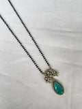 Single line blackbeads with parrot pendant bb1717