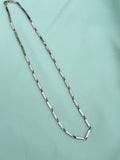 Mn050 anti tarnish silver color 22inches men’s daily wear chain