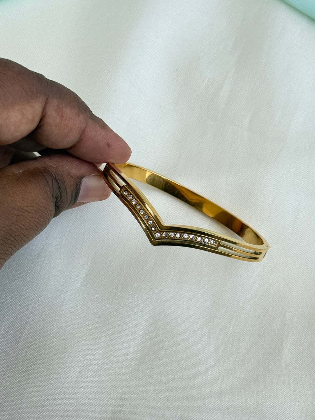 Ab571 anti tarnish 2.0 to 2.2 size kids openble kada bracelet