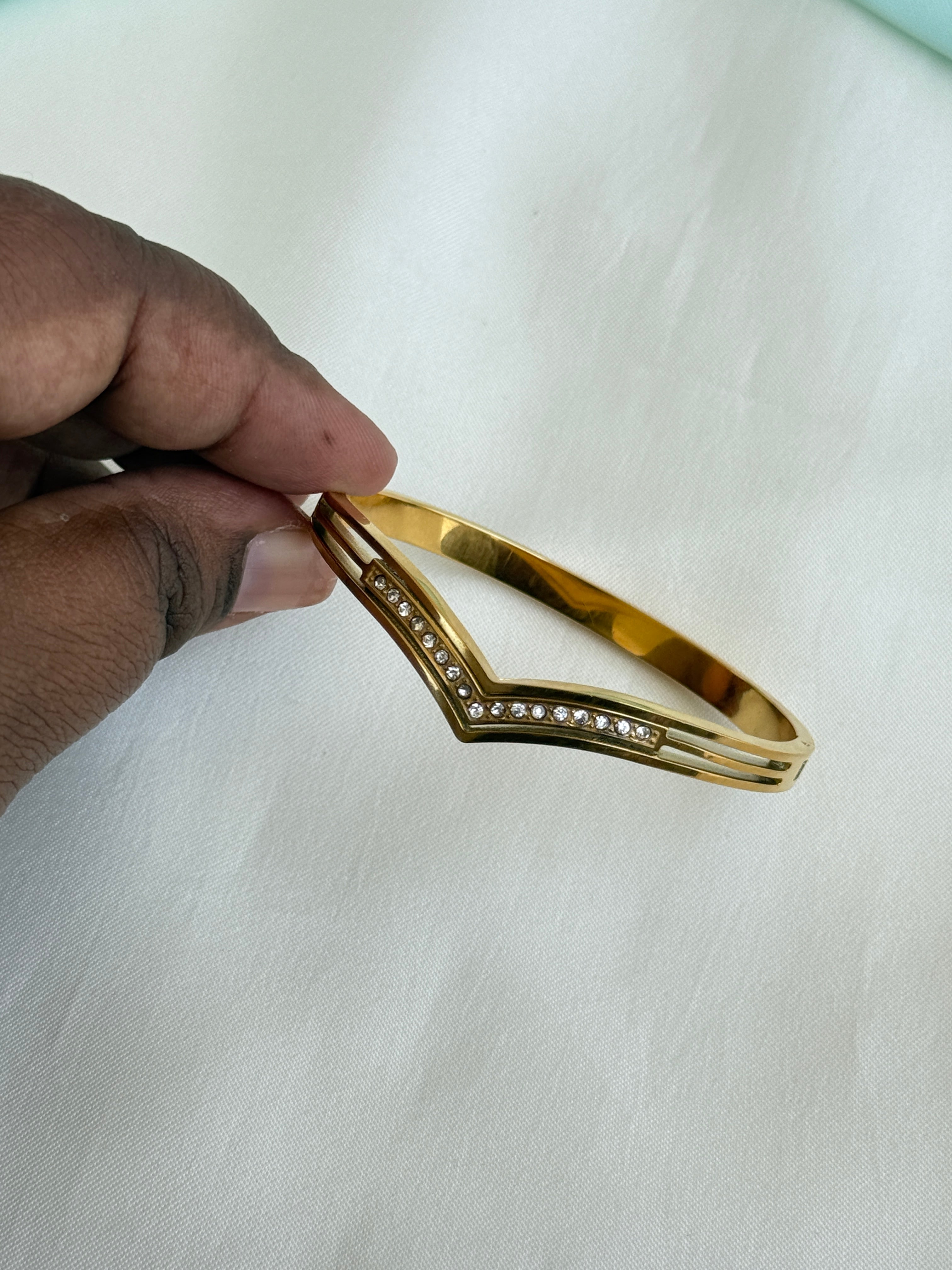 Ab571 anti tarnish 2.0 to 2.2 size kids openble kada bracelet