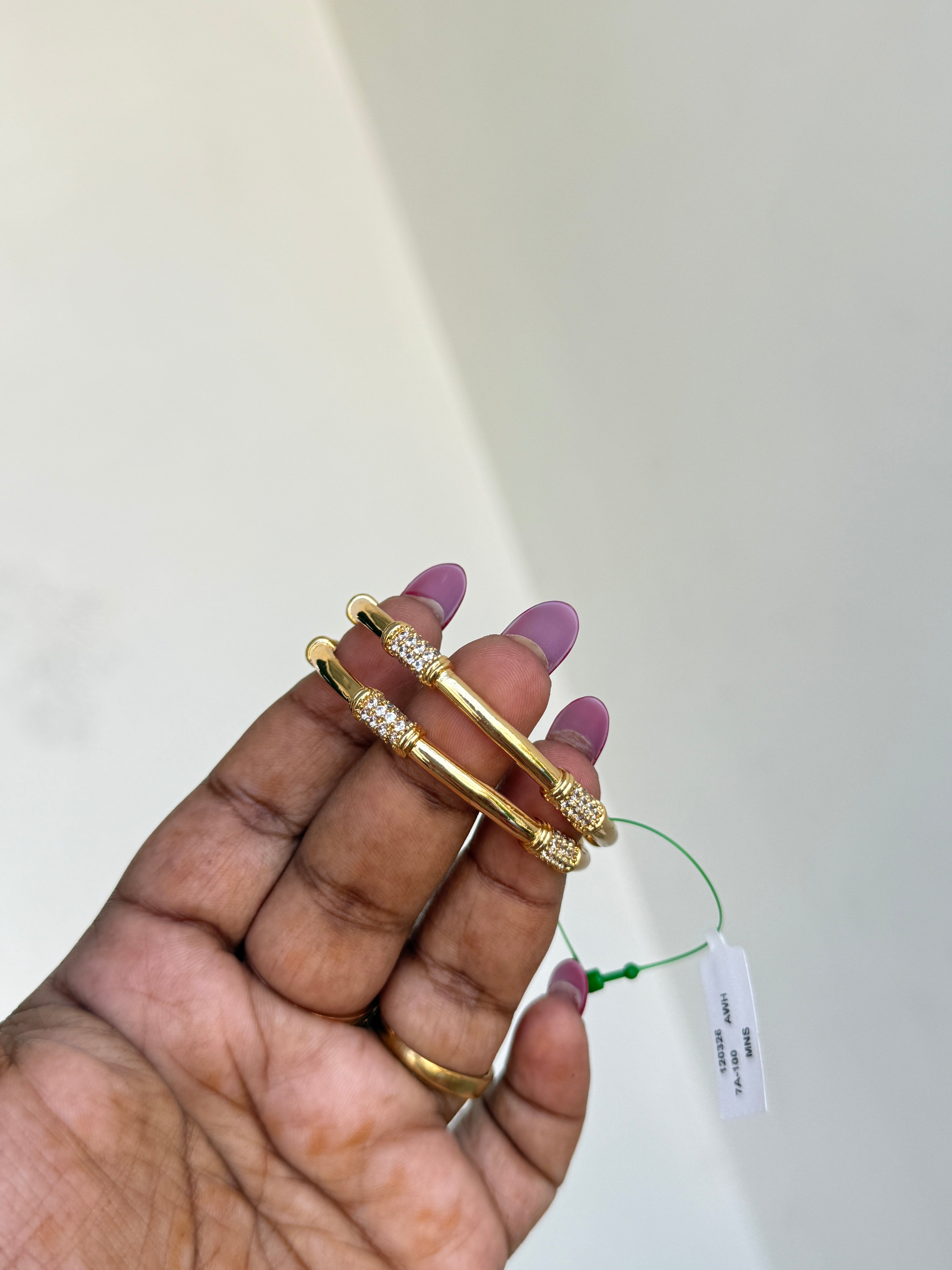 Kd019 cz kids bangles