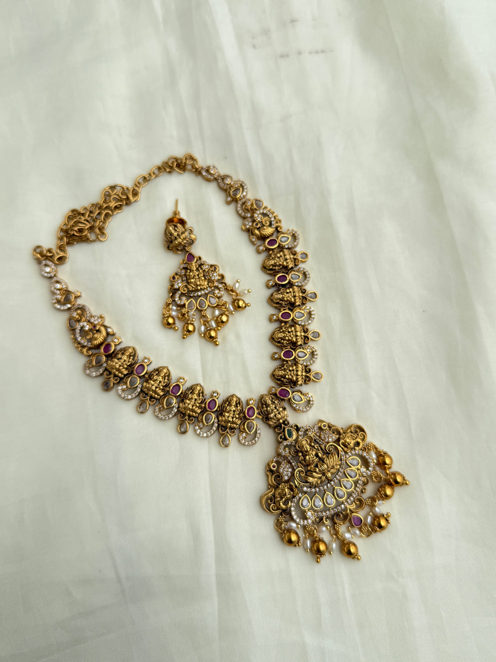 Ns313 nakshi Lakshmi Devi neckset