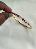 Br552 Panchaloham polished kada bracelet 2.6size