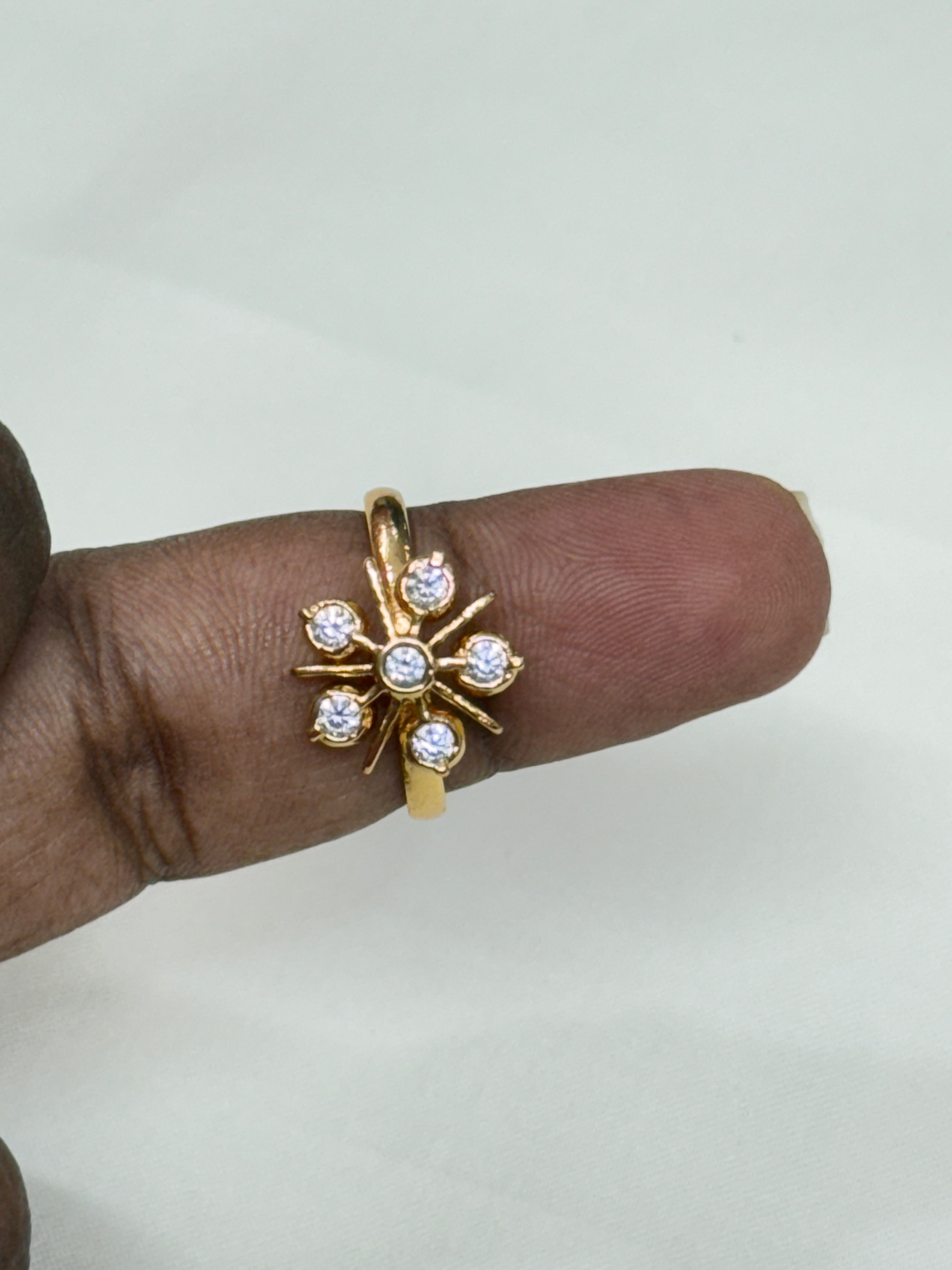 Rg016 panchaloham adjustable finger ring