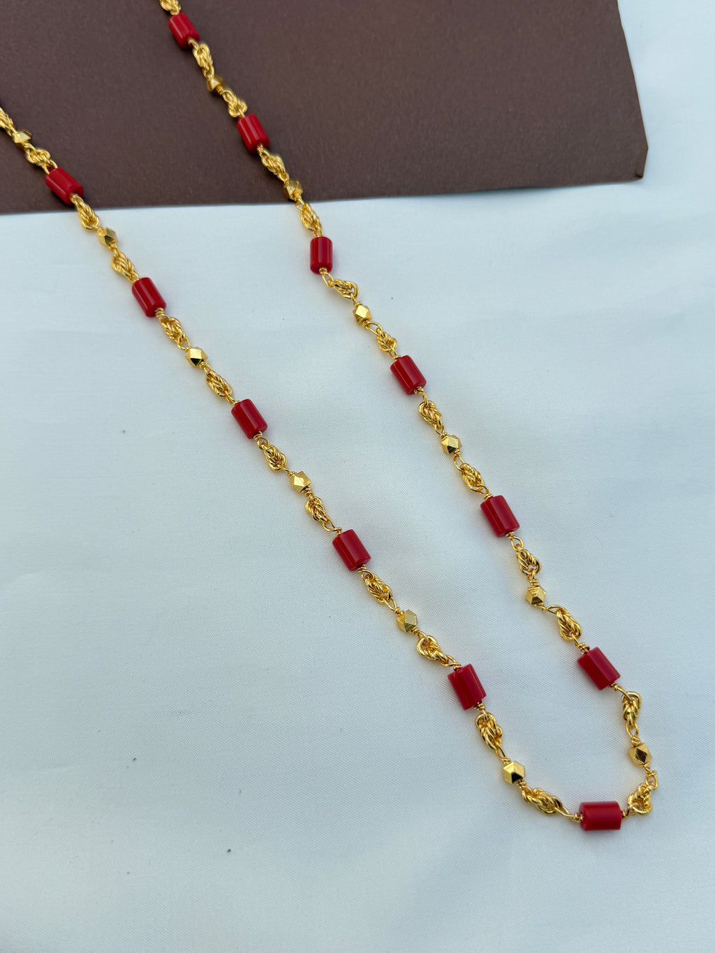 Ph256 panchaloham long corals chain