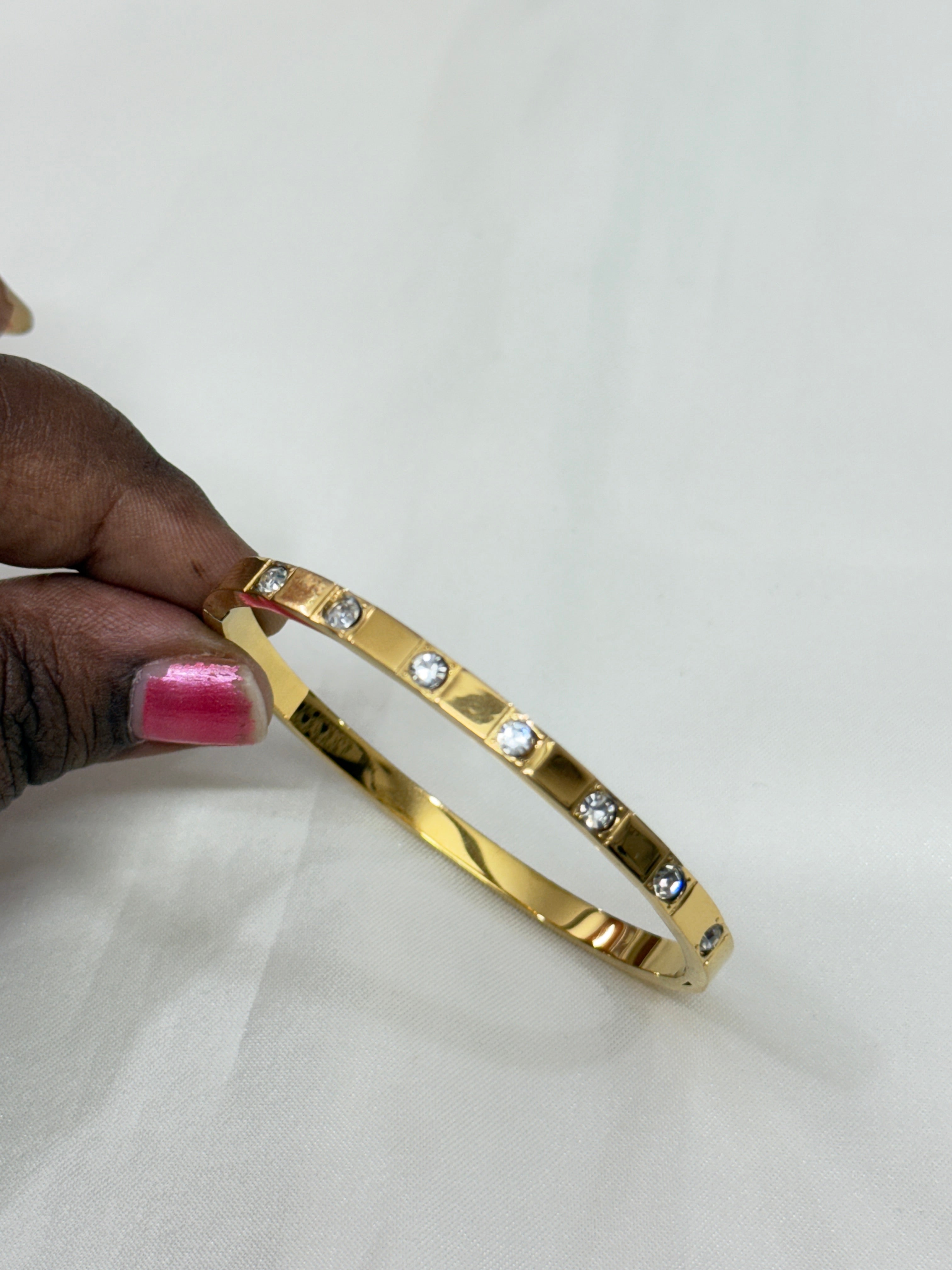 Ab037 7 stones openable anti tarnish bracelet suits for 2.0 and 2.2  size in