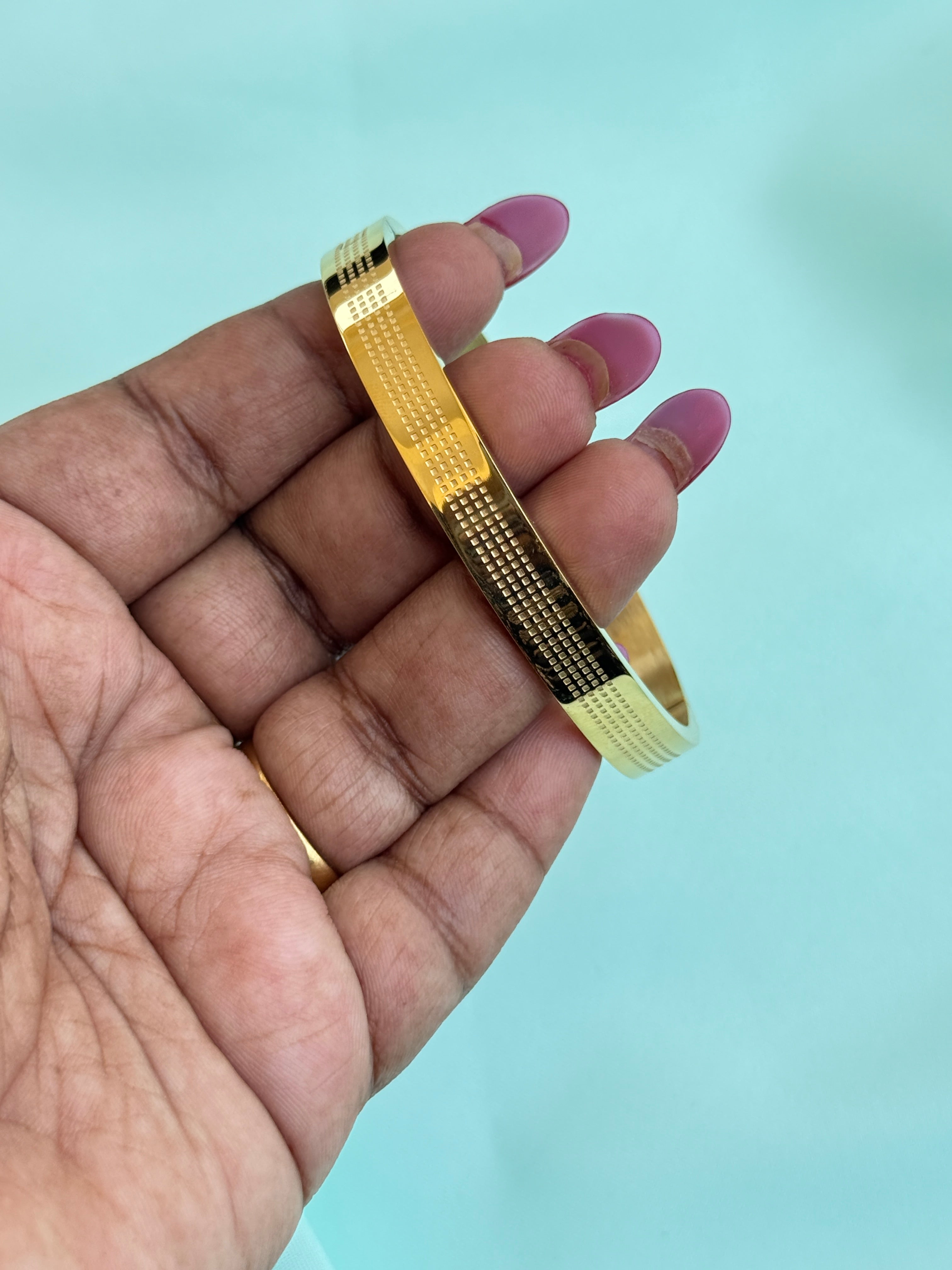 Mn035 openable men’s kada anti tarnish bracelets