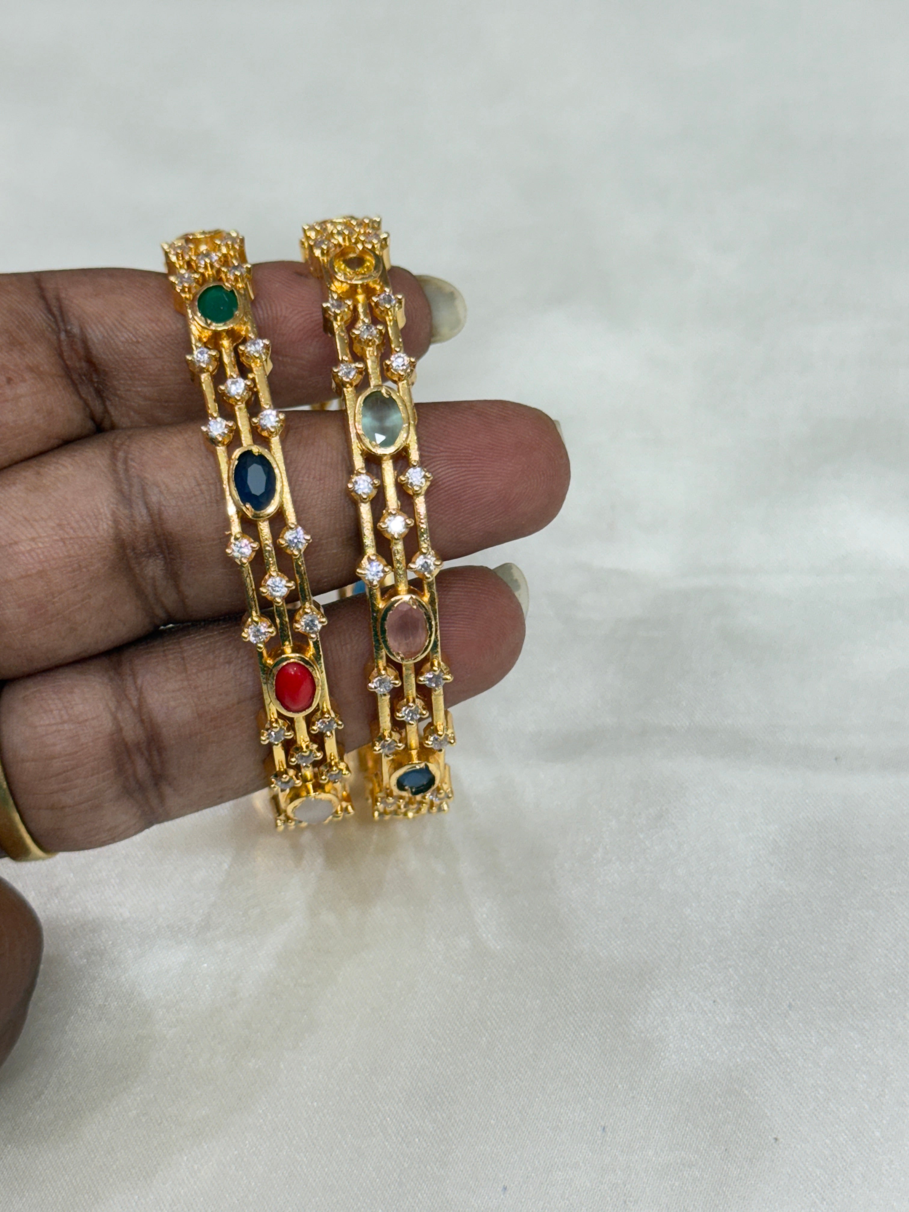 Sb126 Navarathan bangles